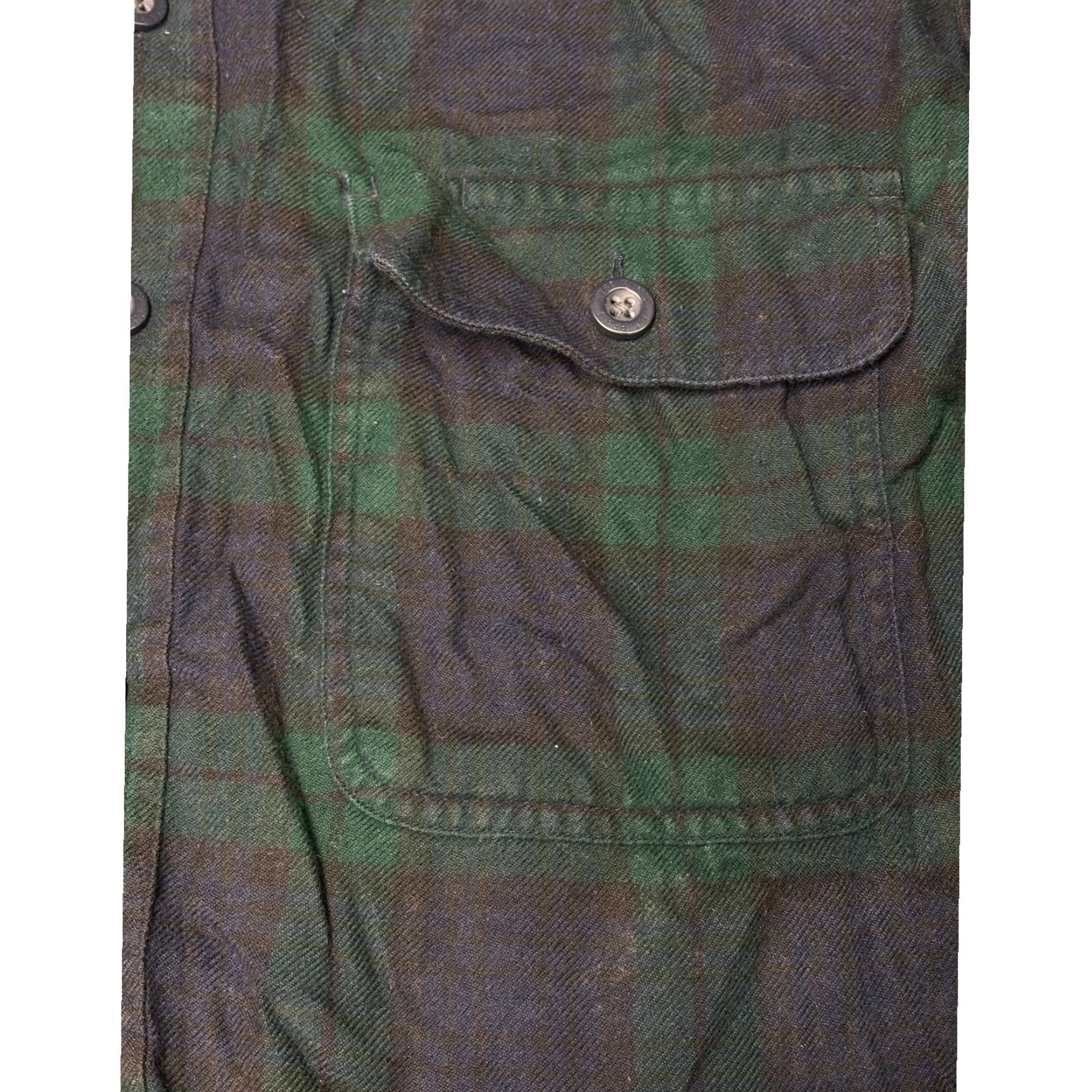Vintage VINTAGE LL Bean Mens L Regular Plaid Flannel Lined Shirt Jacket Green Navy Blue Size US L / EU 52-54 / 3 - 2 Thumbnail