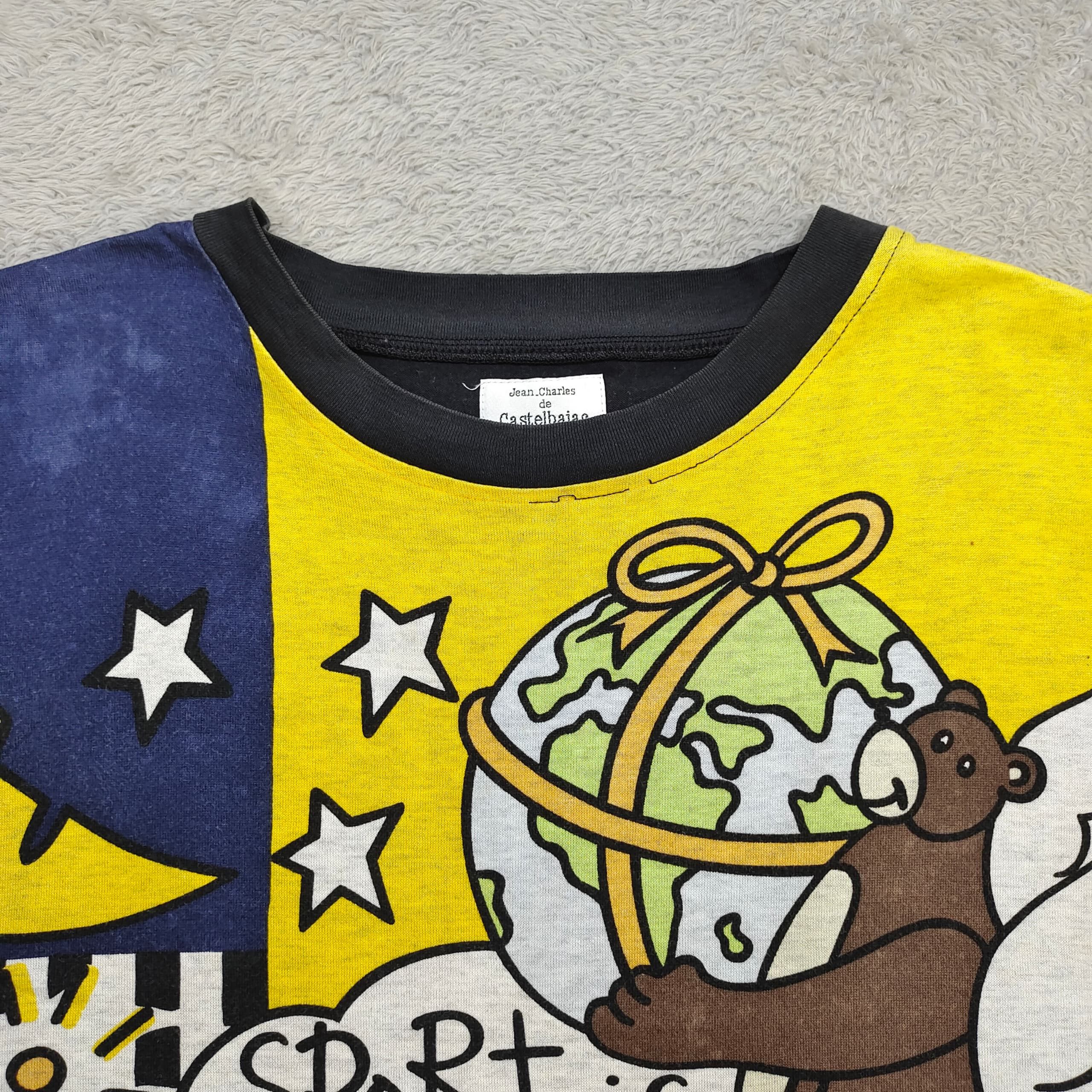 Jean Charles De Castelbajac Vintage Charles de Castelbajac Bear Graphic Tee Size US M / EU 48-50 / 2 - 3 Thumbnail