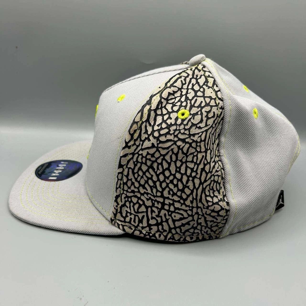 Jordan Brand Air Jordan Hat Men Cement Elephant Embroidered Snap Back Size ONE SIZE - 7 Thumbnail