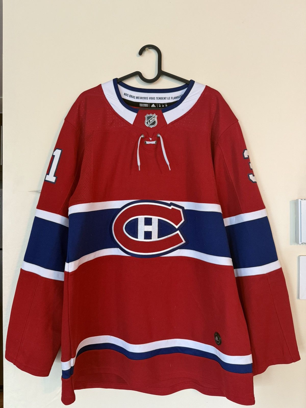 Adidas Carey Price Montreal Canadiens Adidas Home Jersey NHL Size US S / EU 44-46 / 1 - 1 Thumbnail