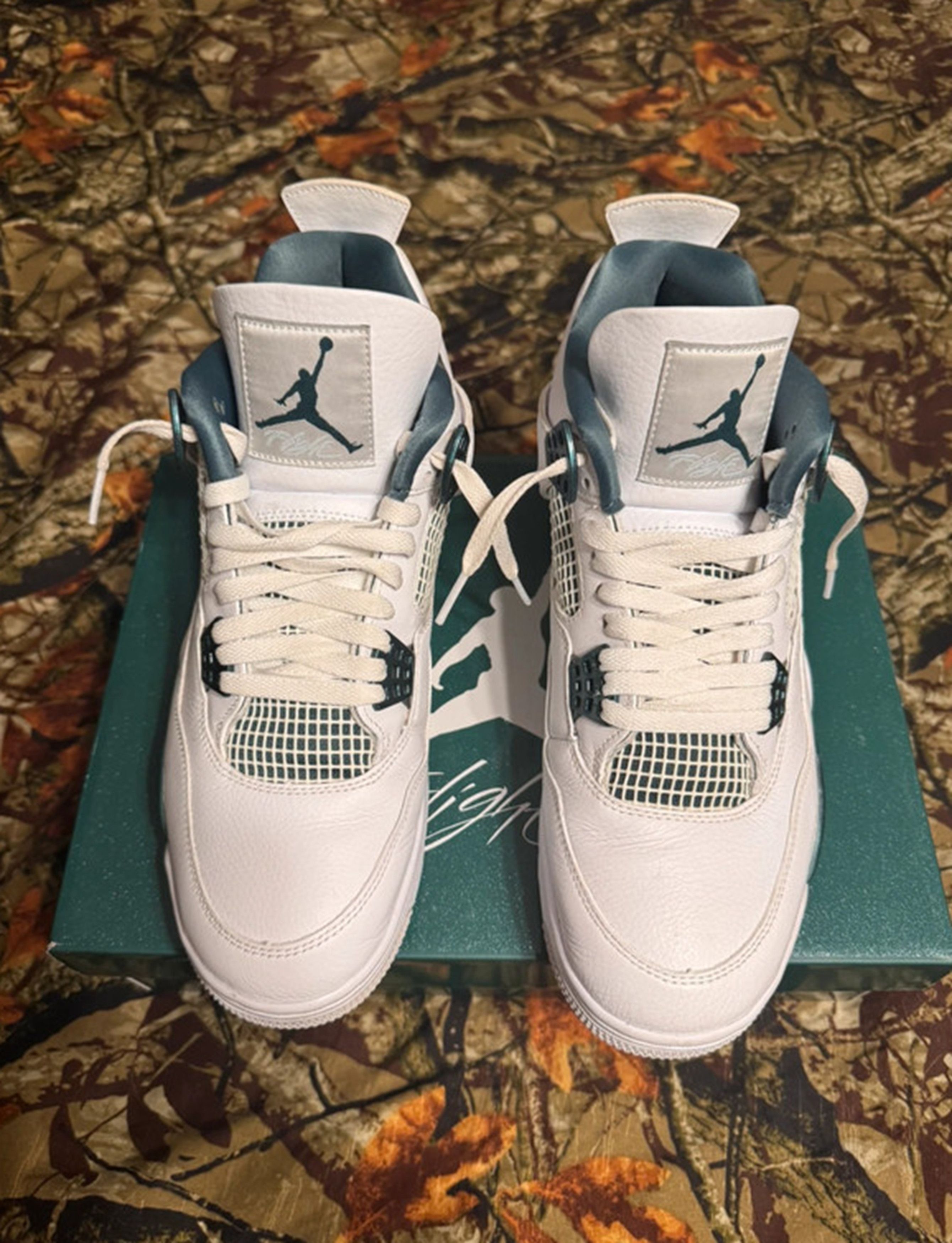 Jordan Brand 100% Authentic Jordan 4 oxidized green. Size US 11 / EU 44 - 1 Thumbnail