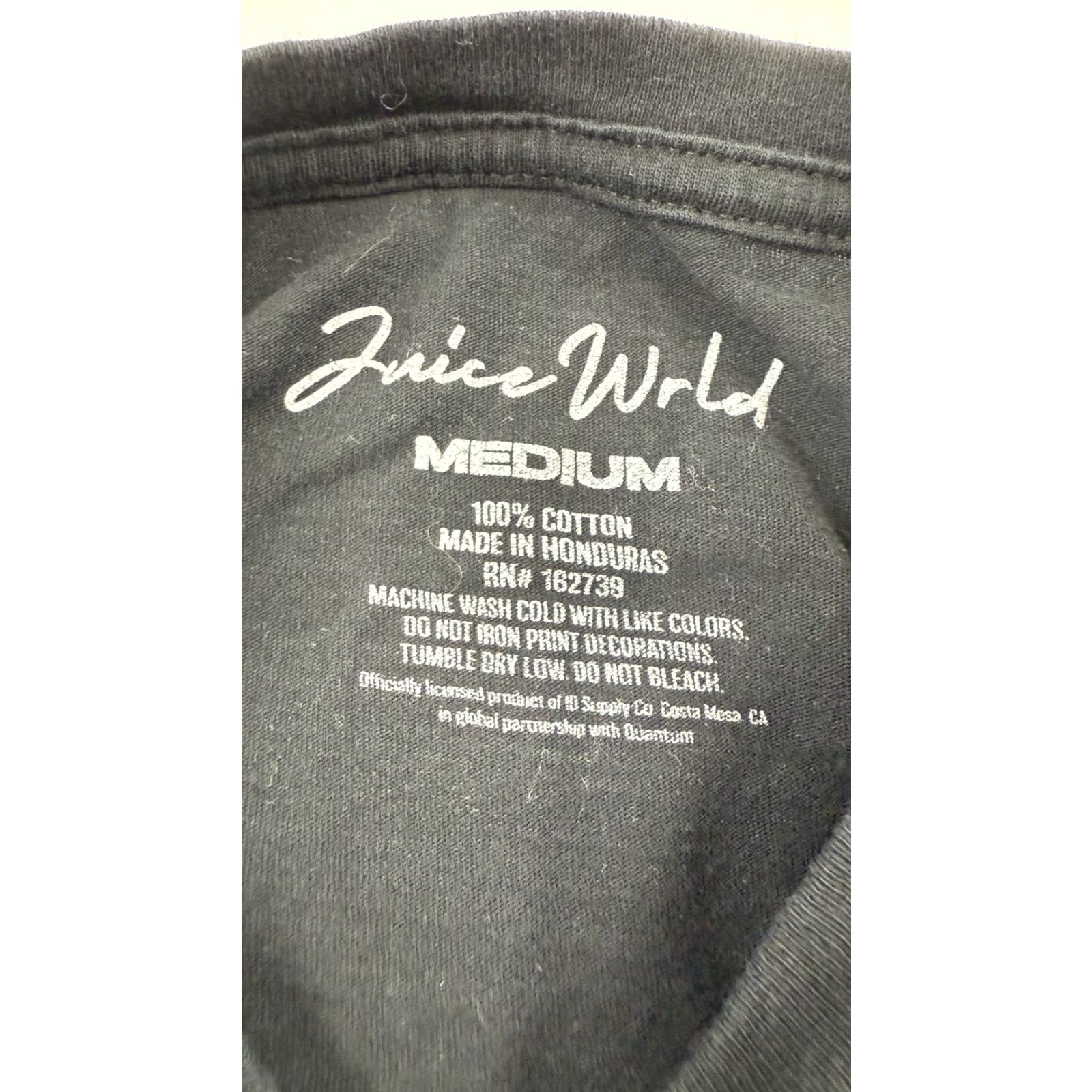 Vintage VINTAGE not applicable; produce final: Juice Wrld Shirt Mens M Black Graphic Tee 999 Club Hip Hop Crew Neck Short Sleeve Juice Wrld Merch Size US M / EU 48-50 / 2 - 3 Thumbnail