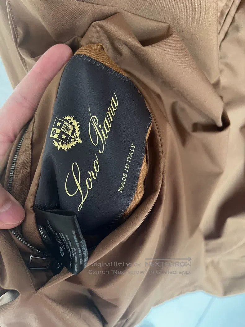 Loro Piana Loro Piana size 3XL Brown Melange Linen Winmate Bomber Size US XXL / EU 58 / 5 - 4 Thumbnail