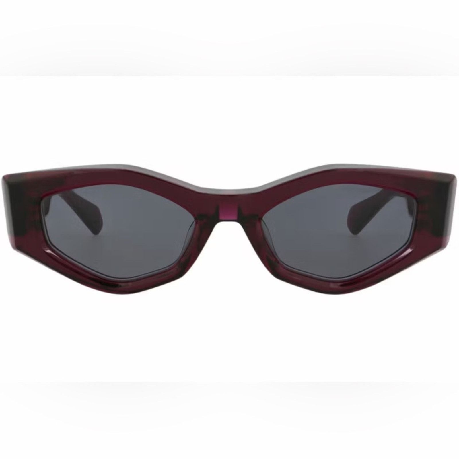 Valentino New! Valentino VLS 101B Purple Geometric Sunglasses Size ONE SIZE - 11 Thumbnail