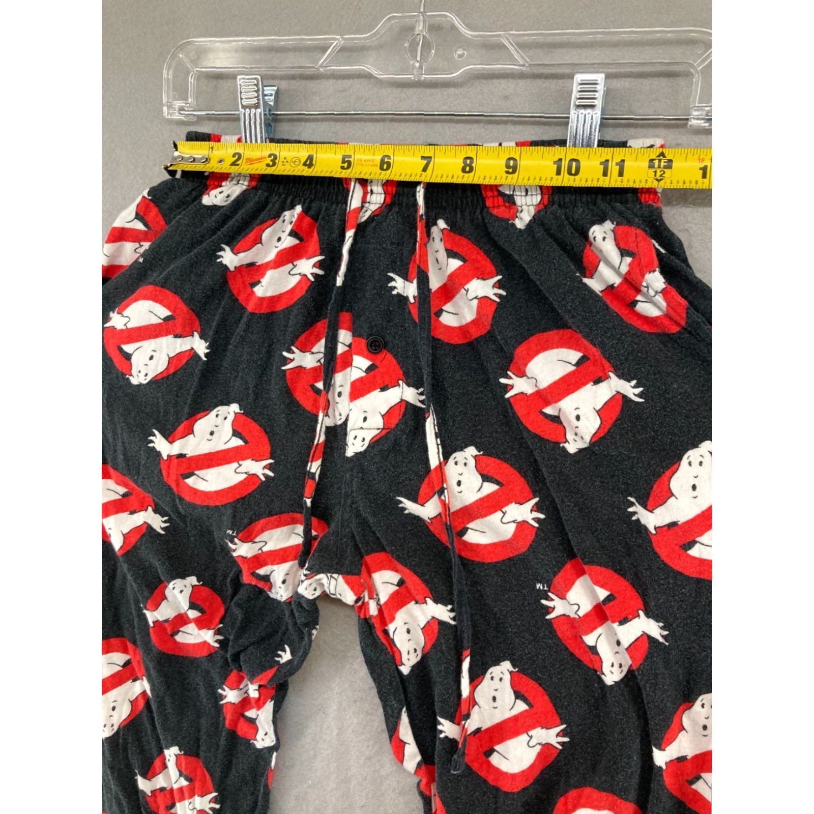 Vintage MJC Ghostbusters Womens Sleep Pants S Black Logo Vintage 80s 90s Lounge Pants Shirt Womens Black Ghostbusters Logo Vintage 90s Size 28" / US 6 / IT 42 - 2 Thumbnail