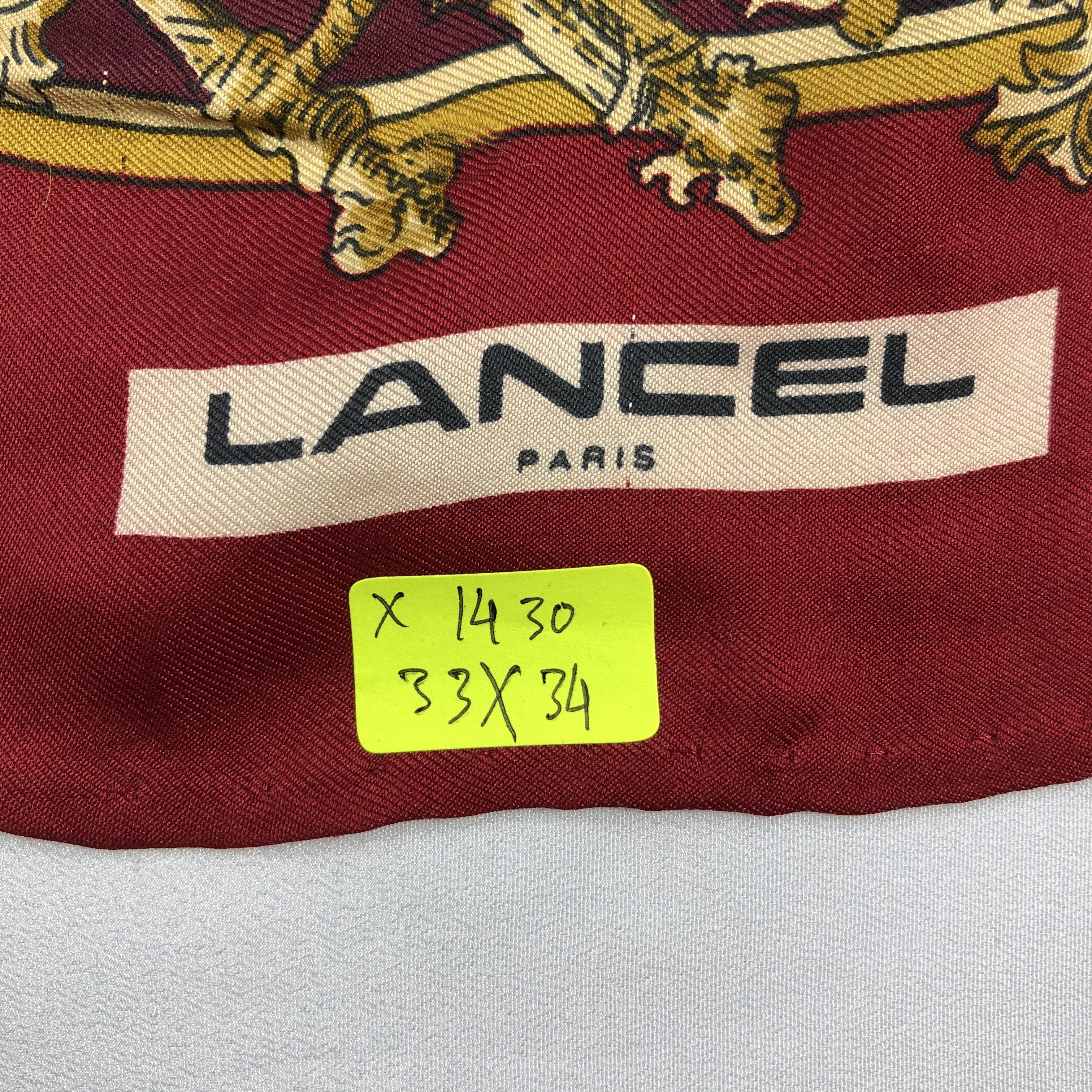 Lancel Vintage Lancel Silk Scarf Size ONE SIZE - 6 Thumbnail