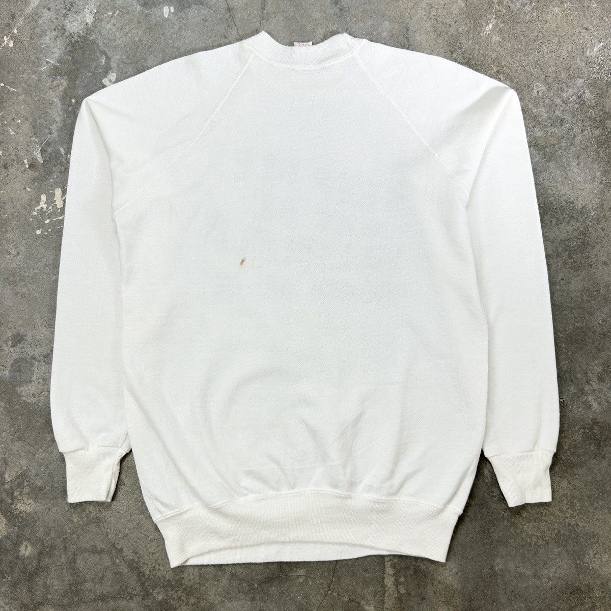 Vintage 1980s Wording Sweatshirt Size US L / EU 52-54 / 3 - 2 Thumbnail