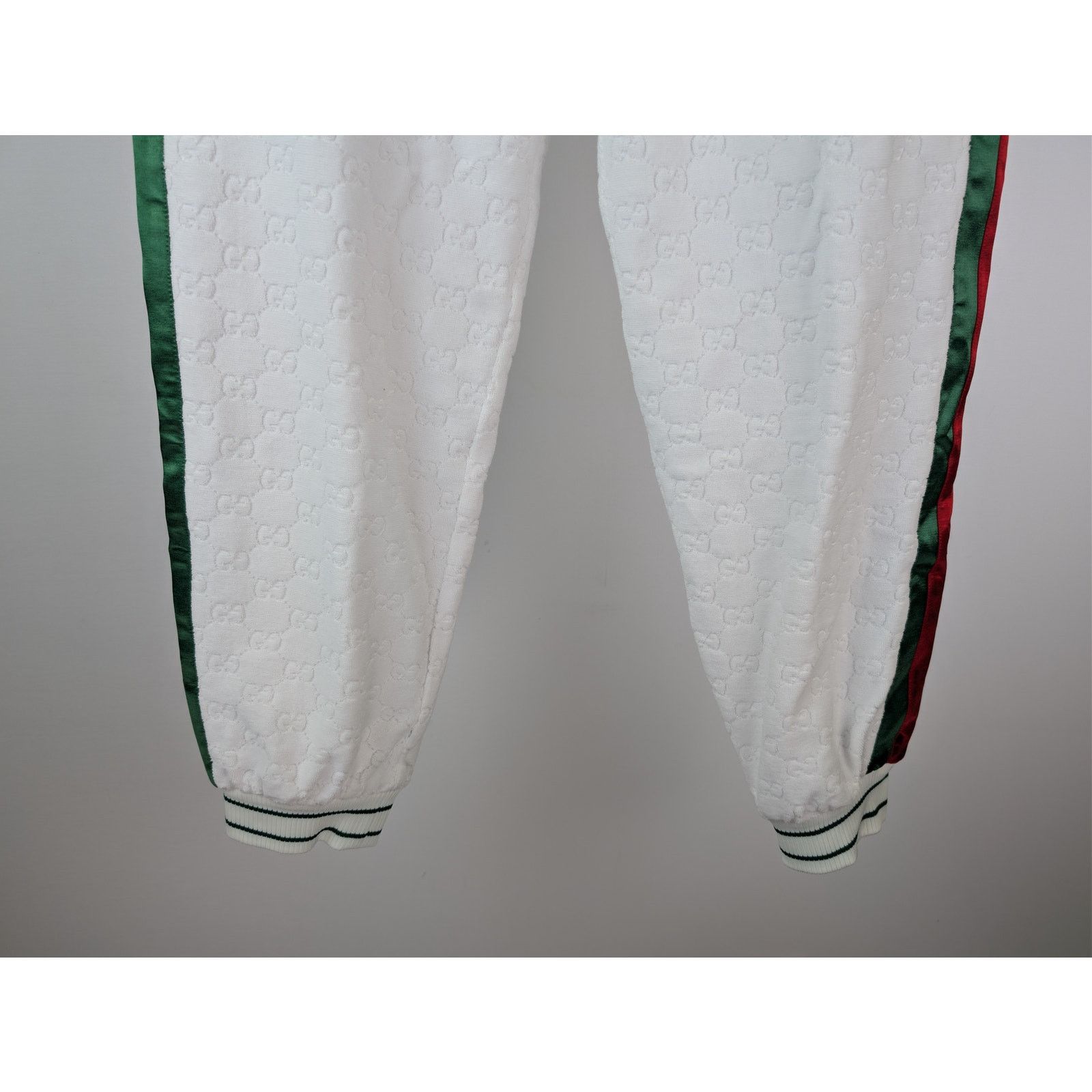 Gucci o1rshd1 GG Cotton Terry Cloth Jogging Pants in White Size US 32 / EU 48 - 4 Thumbnail
