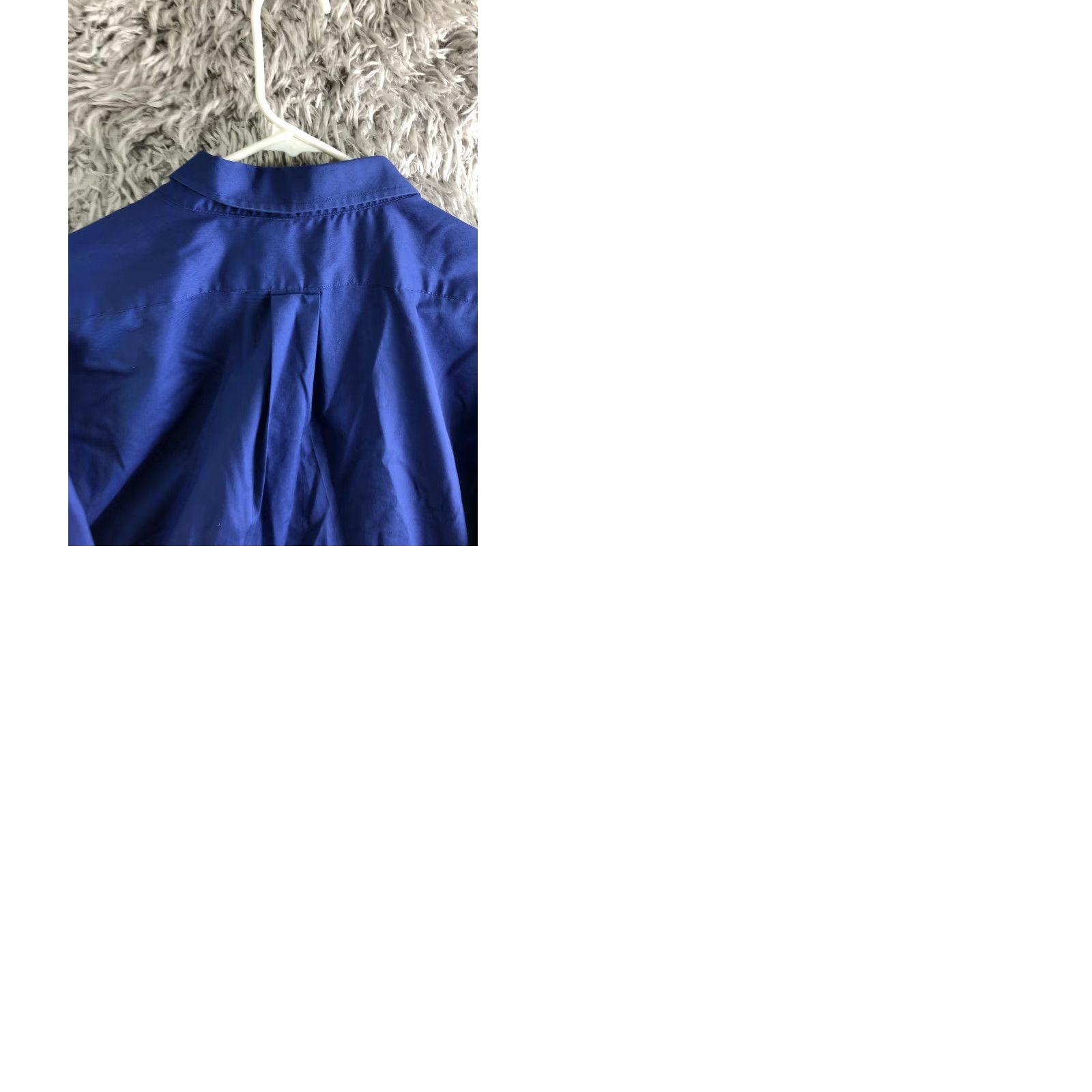 Chaps Chaps Shirt Mens 17 34/35 Blue Long Sleeve Button-Down Collar Solid Shirt Size US XL / EU 56 / 4 - 9 Thumbnail