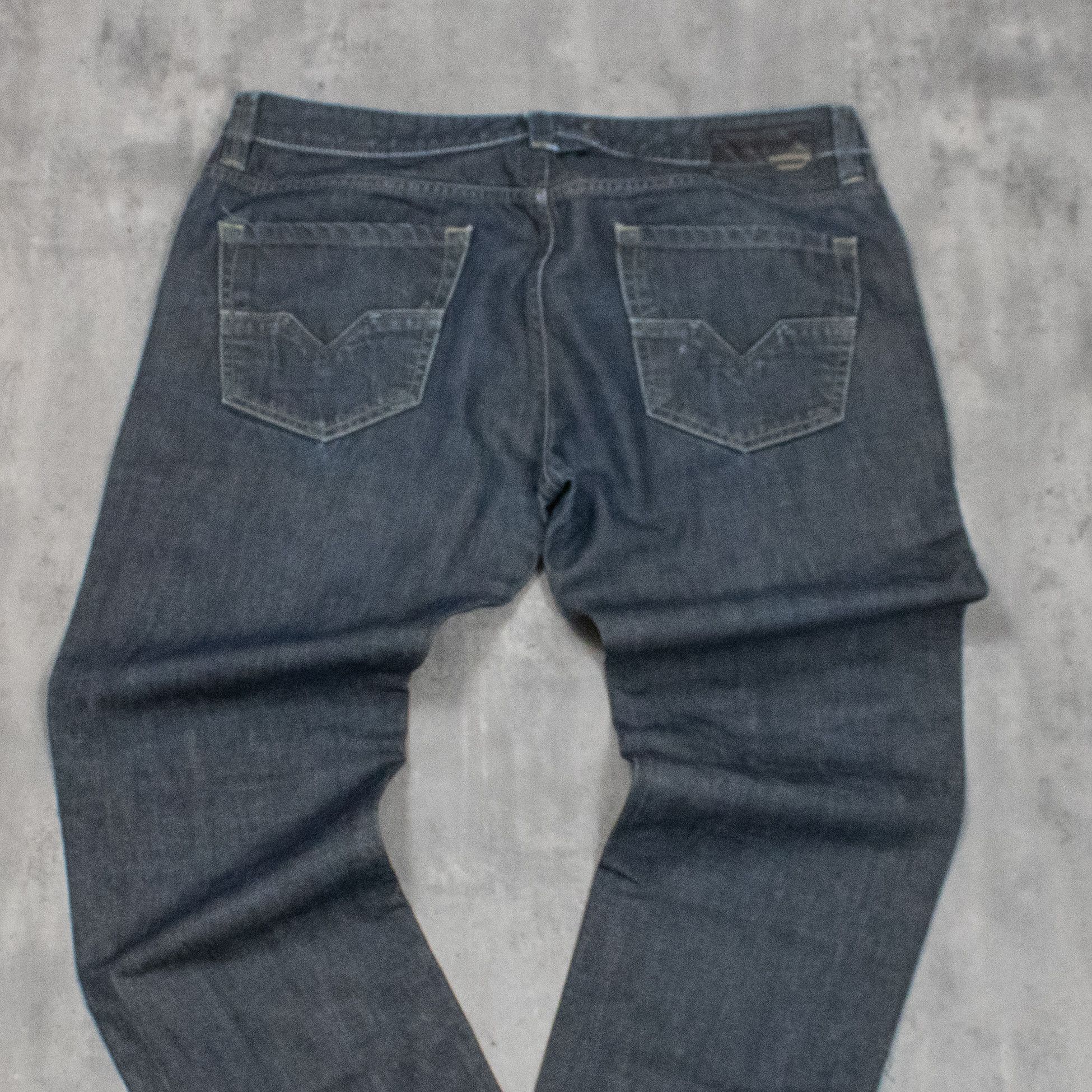 Diesel Y2K 00's Diesel Industry's Indigo Baggy Relax Denim Pant's Size US 36 / EU 52 - 12 Thumbnail