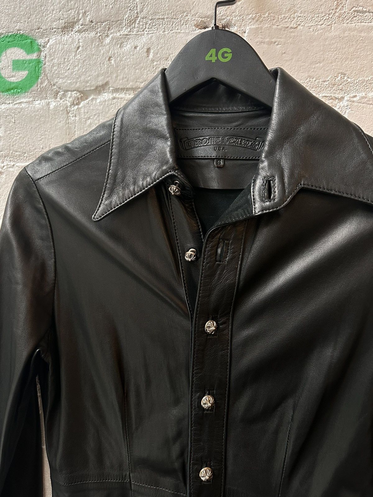 Chrome Hearts CHROME HEARTS GOTH VAMPIRE FULL LENGTH LEATHER JACKET Size S / US 4 / IT 40 - 6 Thumbnail
