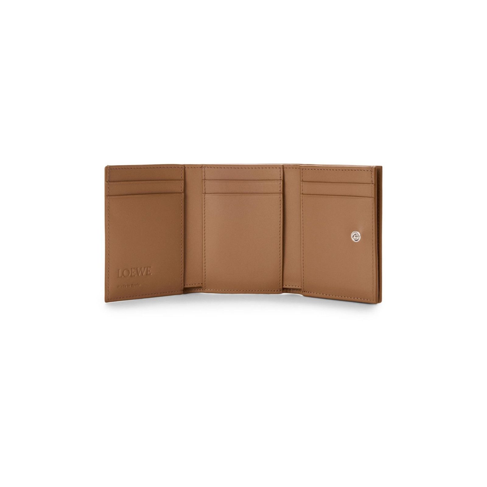 Loewe Loewe Mocha Cats Trifold Wallet New And Authentic Size ONE SIZE - 3 Thumbnail