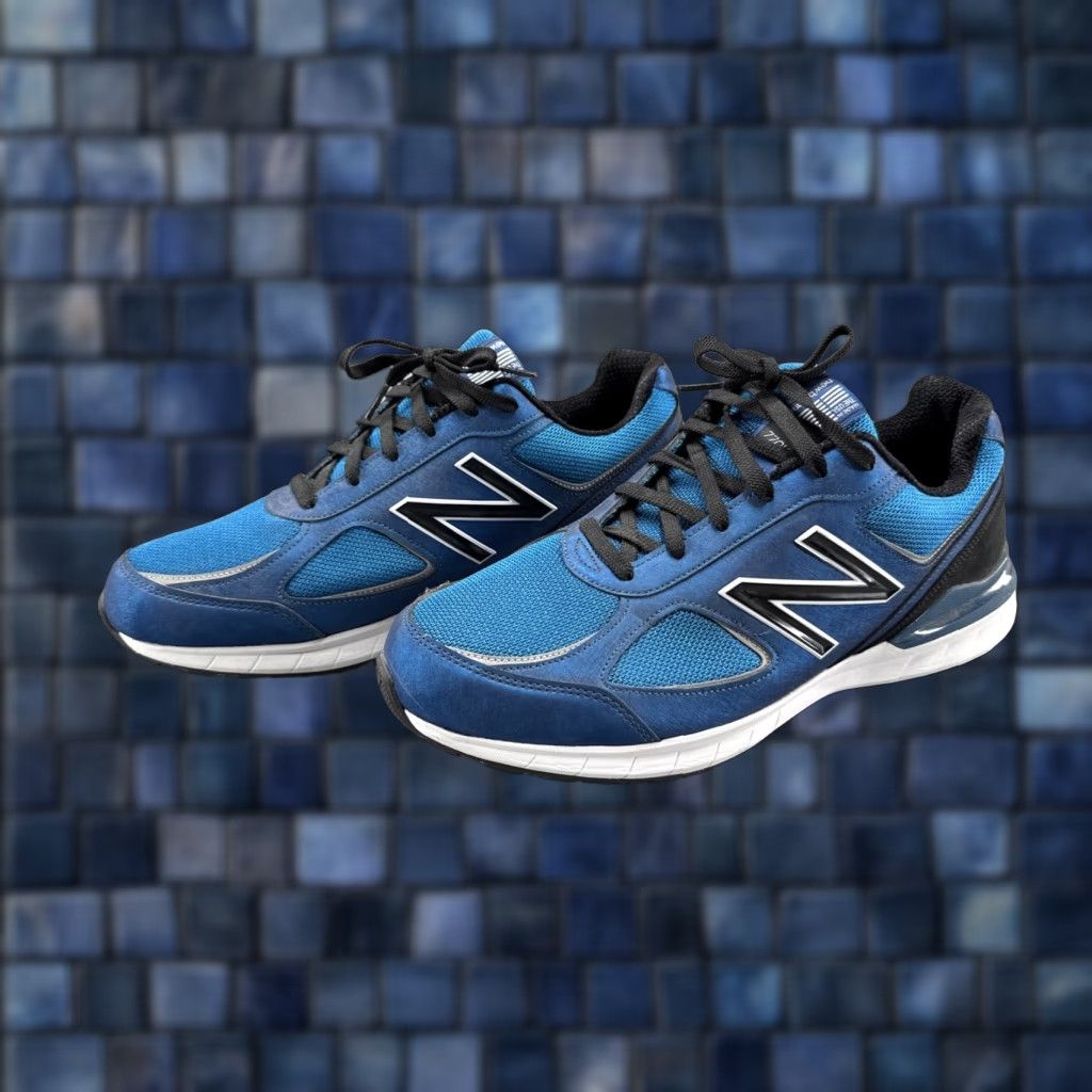 New Balance New Balance 770v2 M770BB2 Men’s Size 12 D Blue Royal Black Running Athletic EUC Shoes Size US 12 / EU 45 - 1 Thumbnail