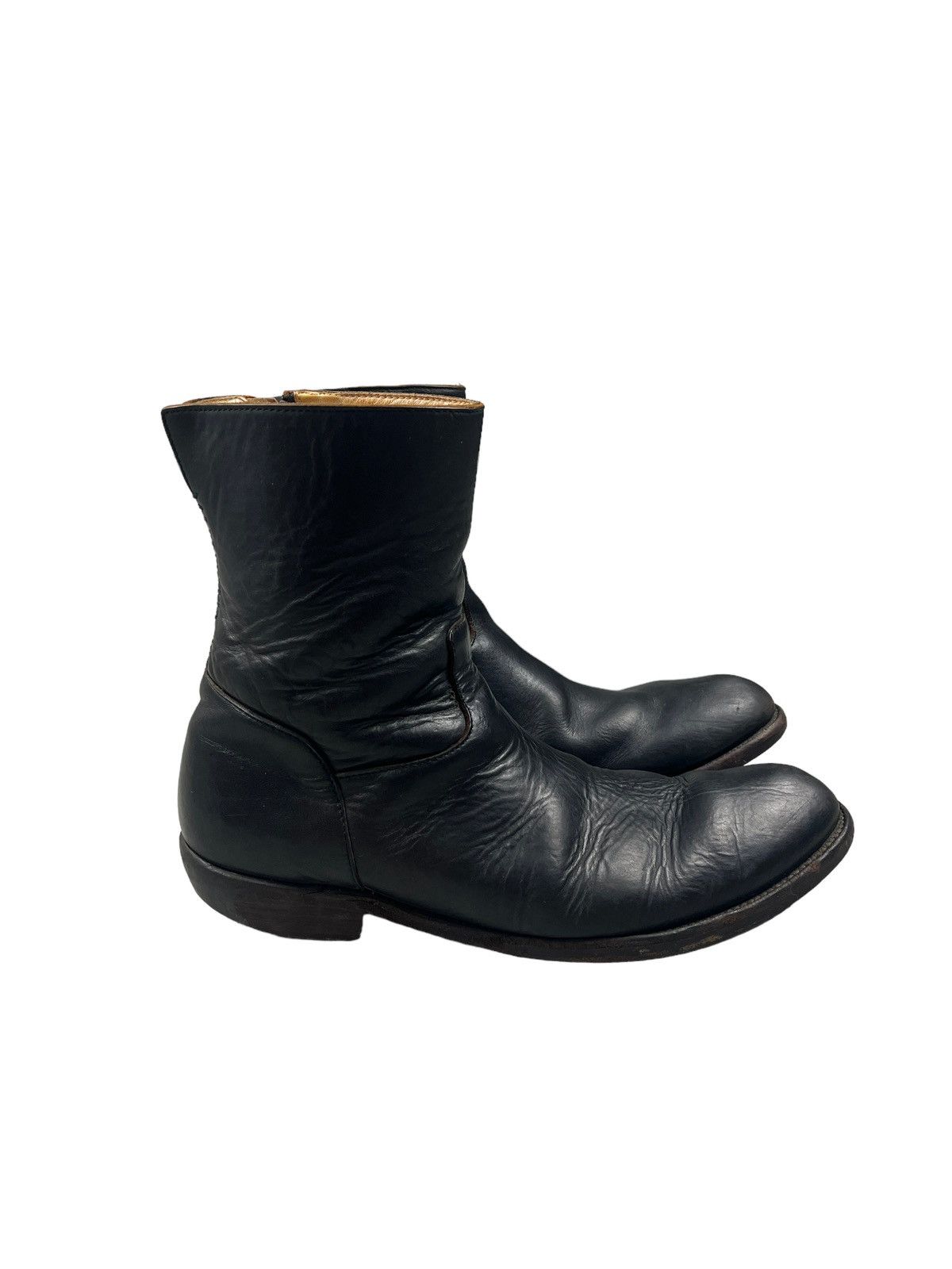 The Viridi-anne The Veridi-anne Side Zipper Leather Boots Size US 11 / EU 44 - 5 Thumbnail