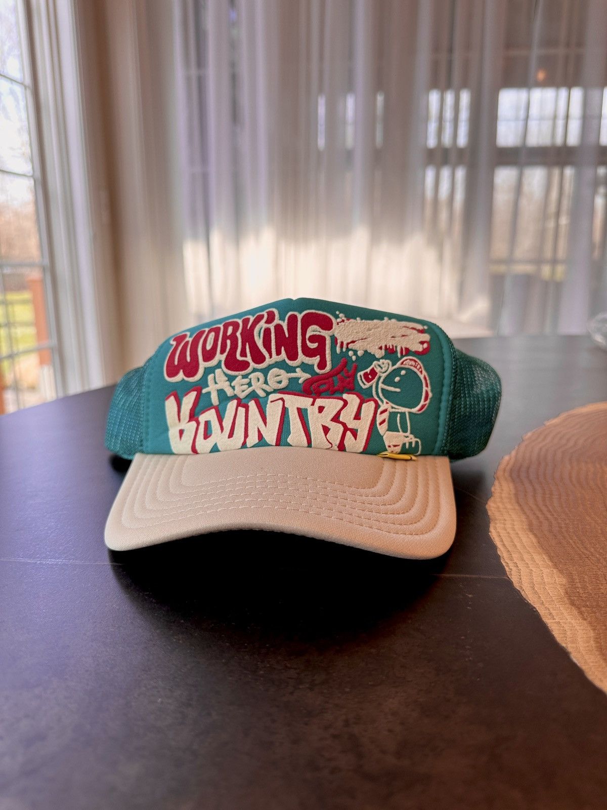 KAPITAL キャピタルWORKING HERO KOUNTRY キャップ Amazon.com: Working Class Hero Kountry Trucker Hat, OS, Grey