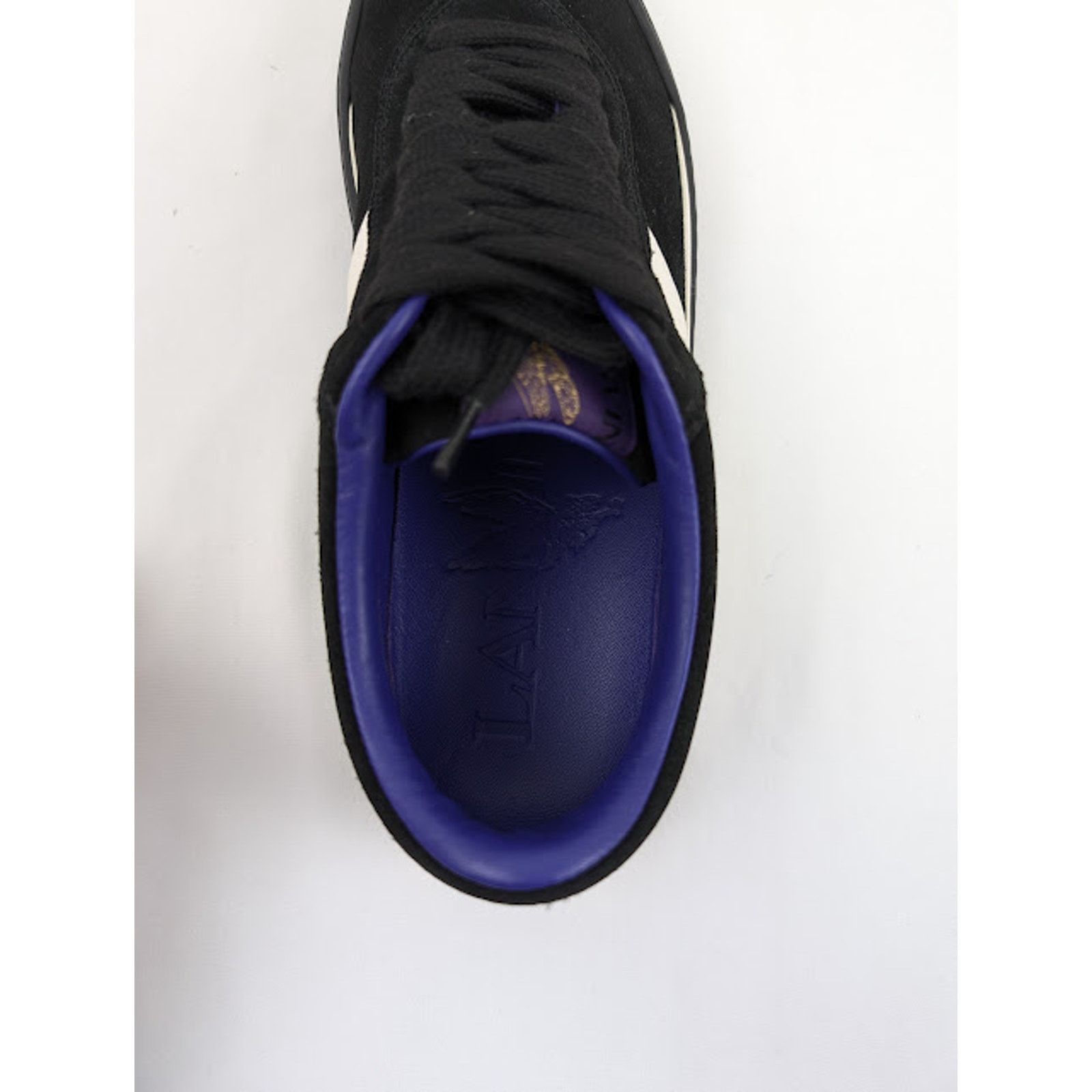 Lanvin o1rshd1 High Sole Low-Top Sneakers in Black/Off White Size US 8 / EU 41 - 7 Thumbnail