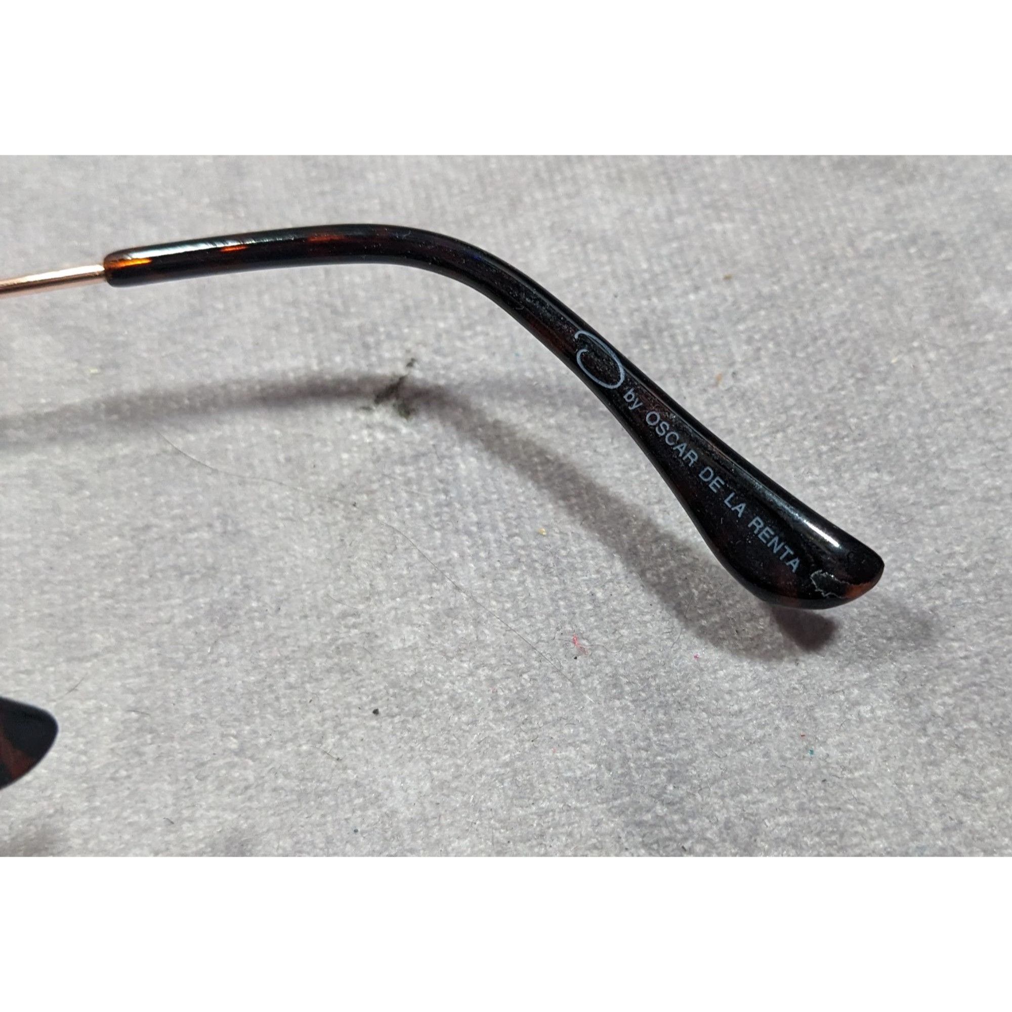 Oscar De La Renta Oscar De La Renta Retro Gold Tone And Tortoise Sunglasses Mo Size ONE SIZE - 6 Thumbnail