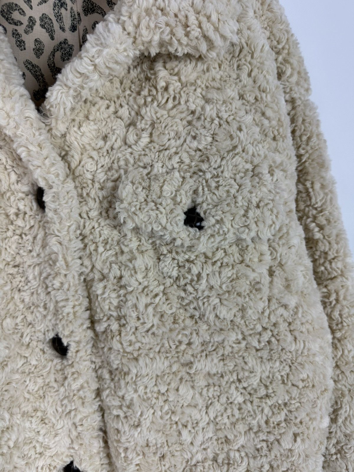 Hartford Hartford Teddy Sherpa Cream Women’s Jacket Size XS / US 0-2 / IT 36-38 - 5 Thumbnail