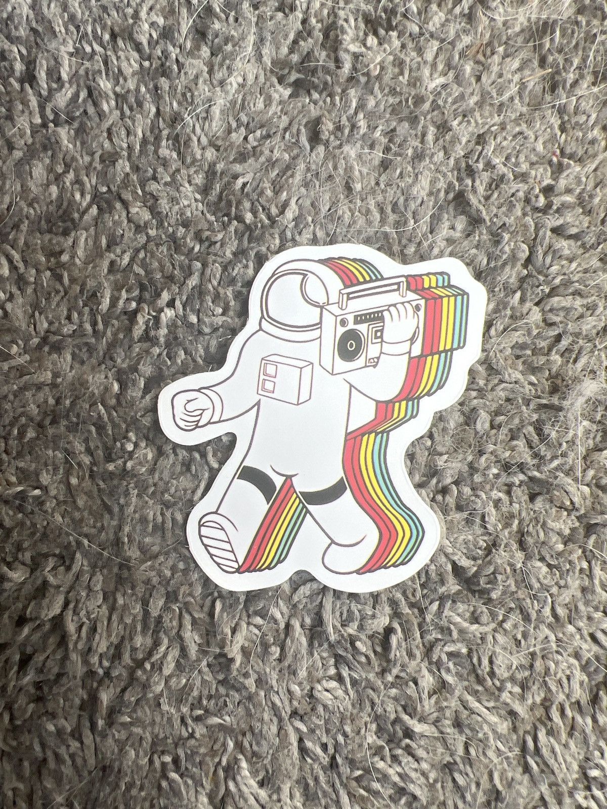 Hypebeast Astronaut On The Radio, Propulsion, Music Power Sticker Size ONE SIZE - 1 Thumbnail