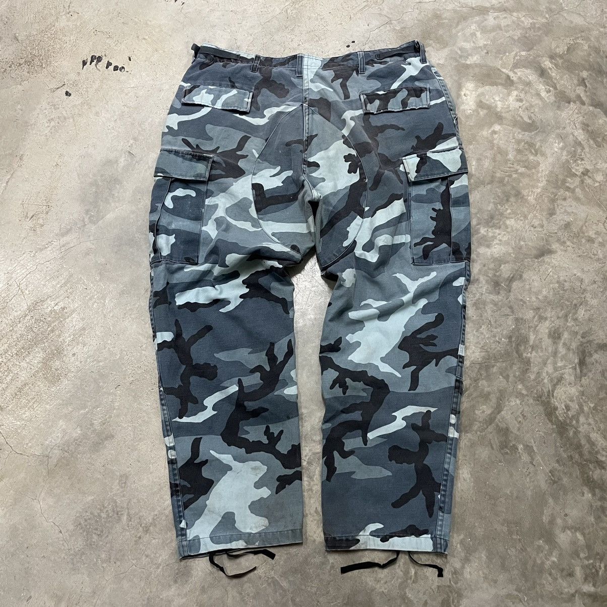 Vintage 🔴 Vintage Propper Blue Camo Cargo Pant 🔴 Size US 40 / EU 56 - 2 Thumbnail
