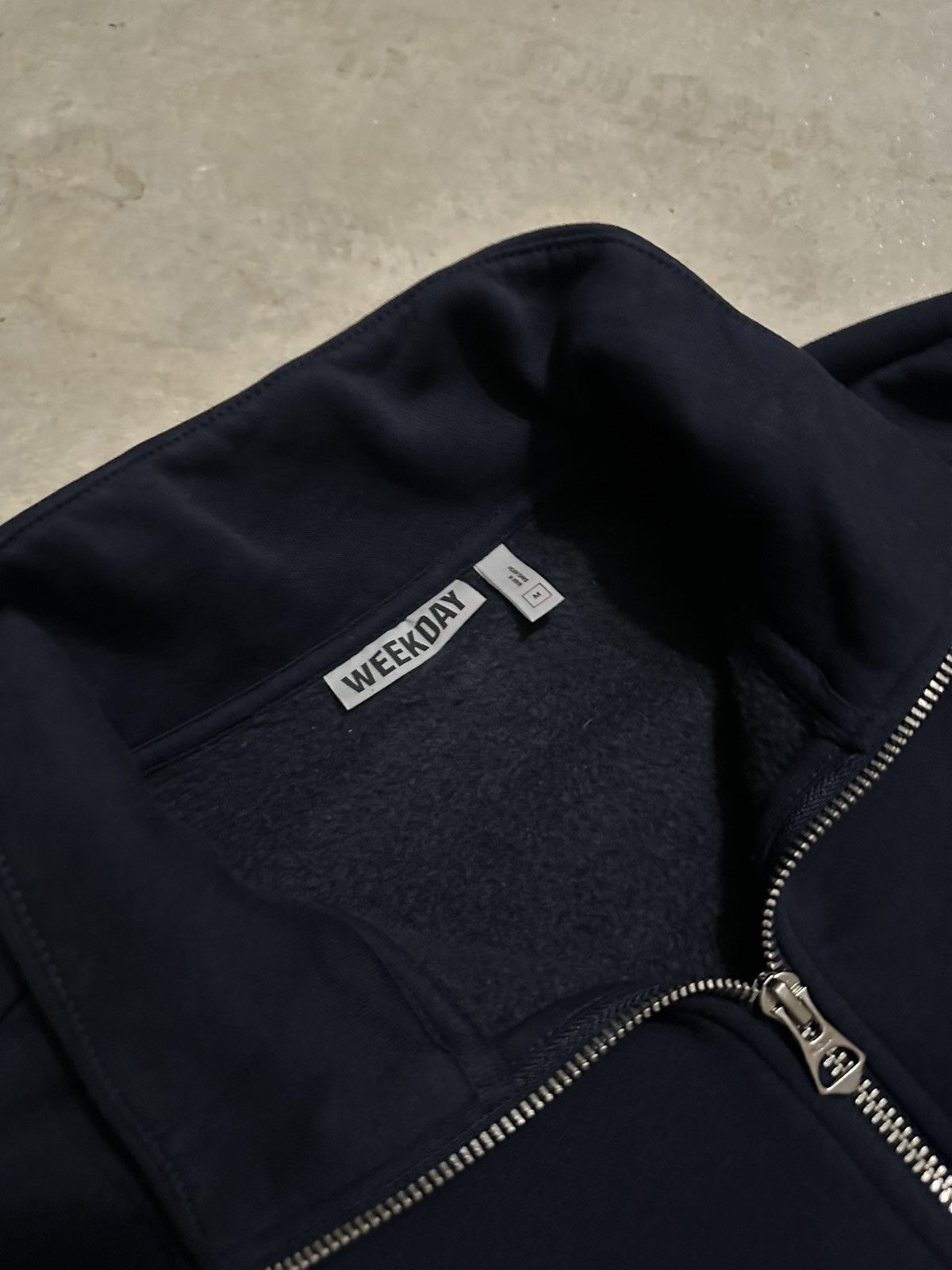 Weekday Weekday Navy Blue Zip Up Size US M / EU 48-50 / 2 - 3 Thumbnail