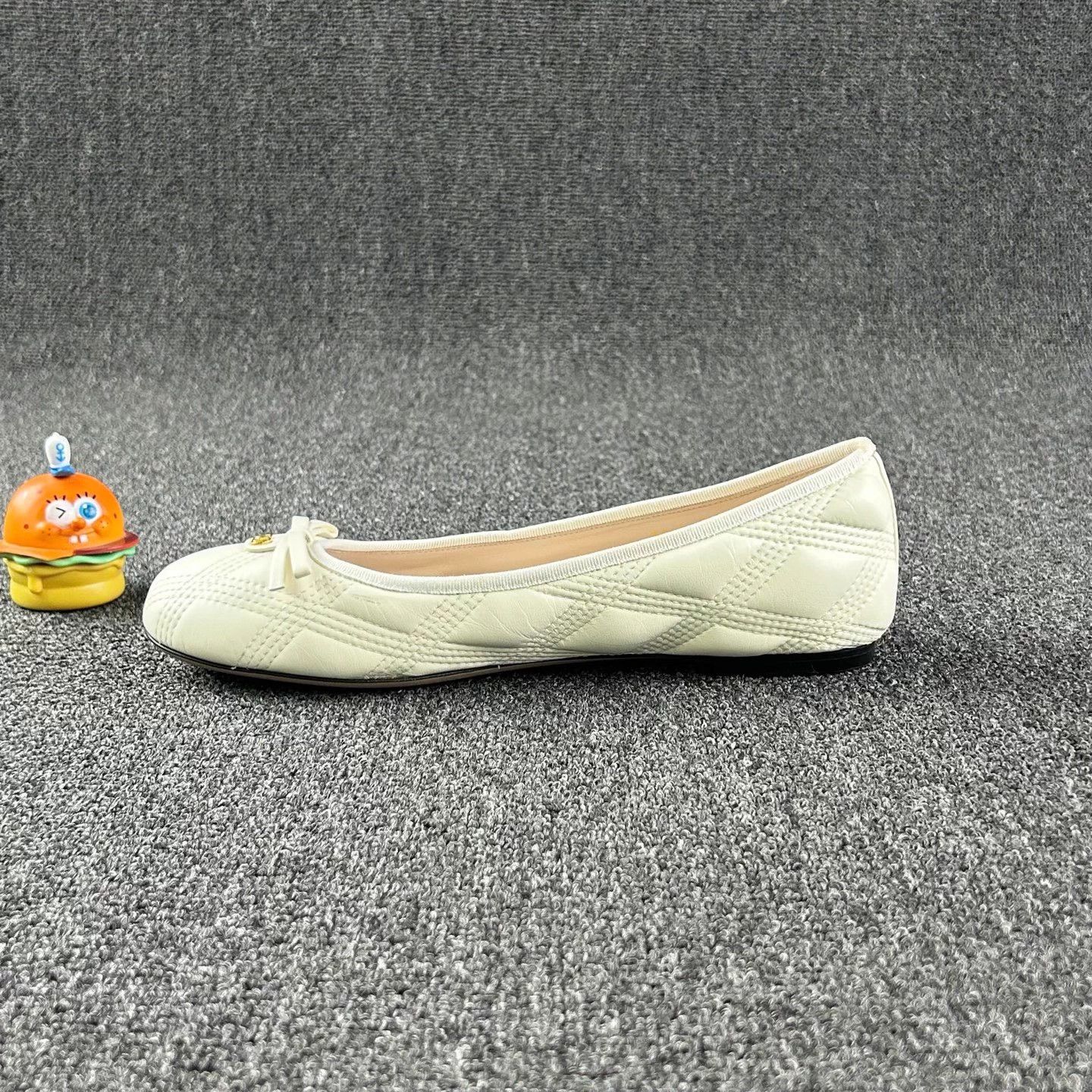 Valentino Valentino Quilted Bow Toe Ballet Flats EU38.5 Size US 7.5 / IT 37.5 - 4 Thumbnail