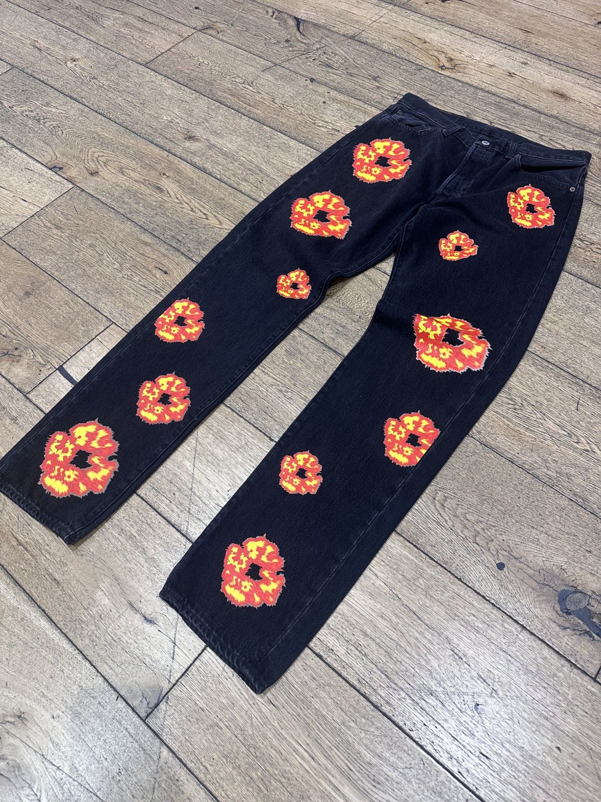 DENIM TEARS Denim Tears Offset Set It Off Jeans Size US 34 / EU 50 - 1 Thumbnail