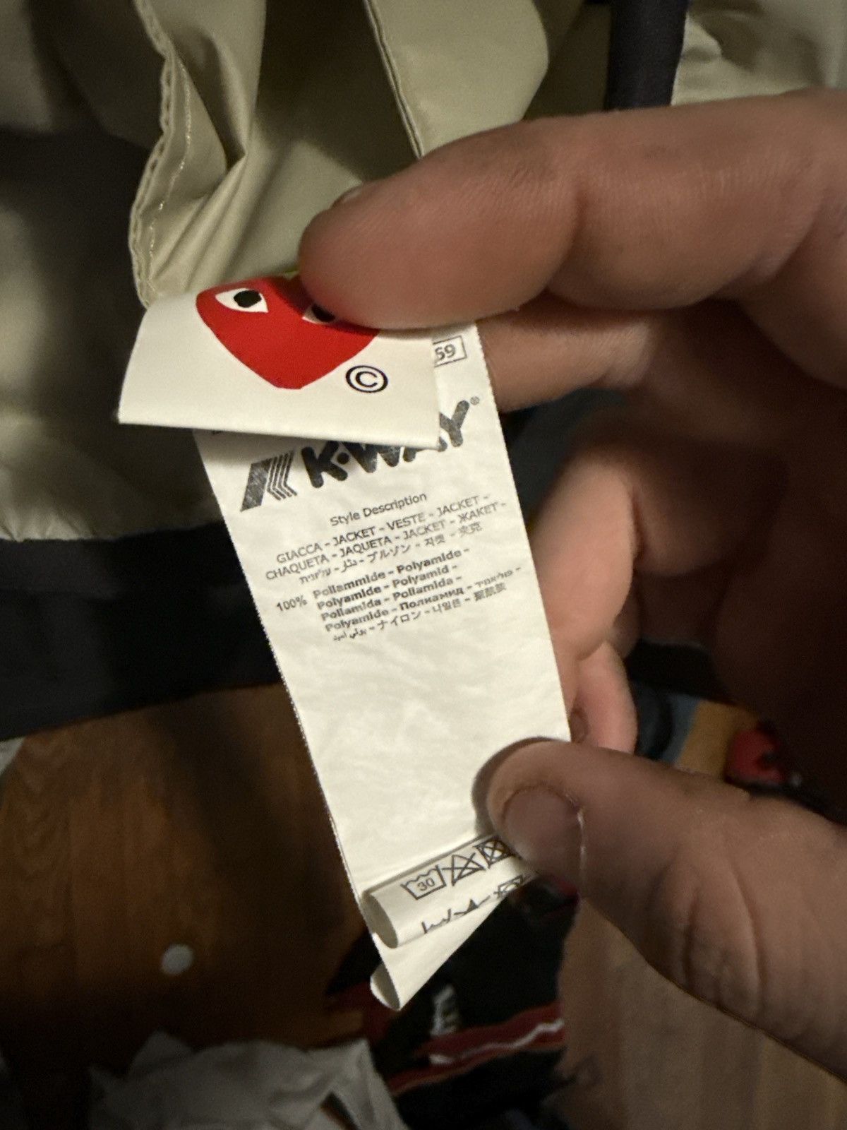 Comme des Garcons Comme x Kway Rain Jacket Size US XL / EU 56 / 4 - 6 Thumbnail