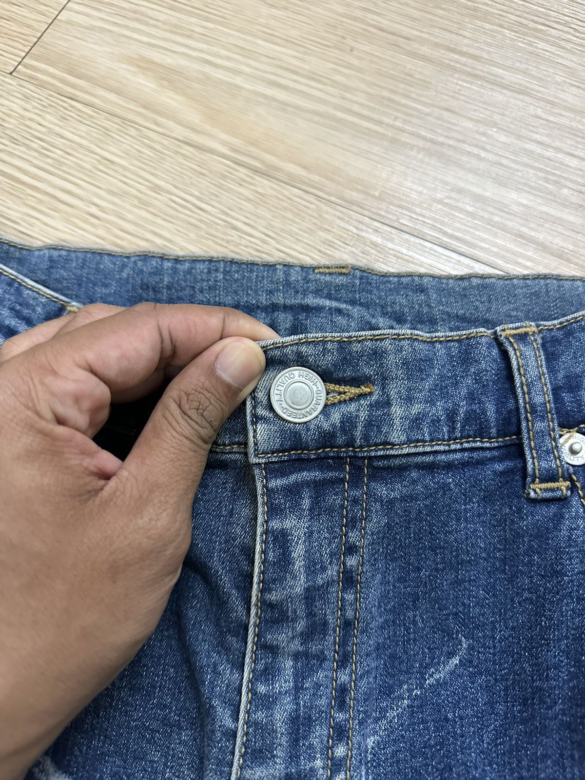 Hysteric Glamour × Japanese Brand Japanese Brand Bleach Flared Jeans Hysteric Glamour Size US 28 / EU 44 - 5 Thumbnail