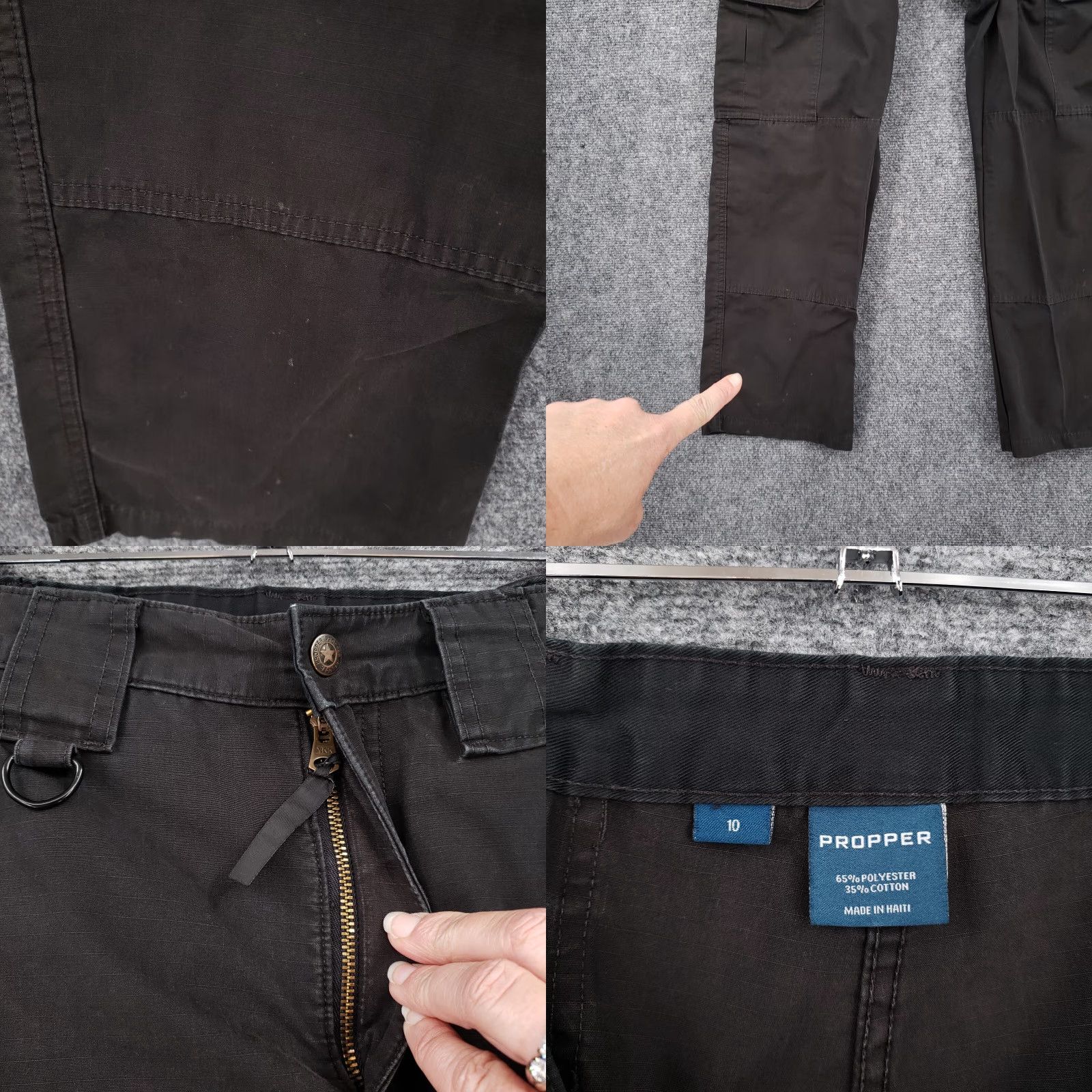 Propper Propper Pants Womens 10 Black Unheeded Lightweight Tactical Ripstop Straight Size 32" / US 10 / IT 46 - 8 Thumbnail