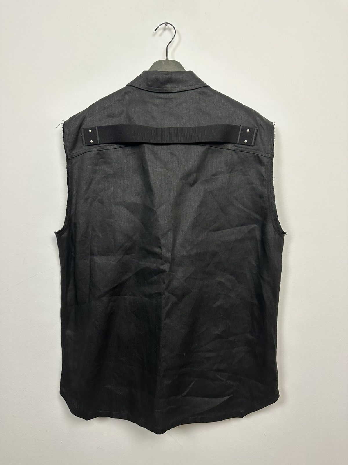Rick Owens SS25 ‘HOLLYWOOD’ Runway Rider Linen Vest Size US M / EU 48-50 / 2 - 4 Thumbnail