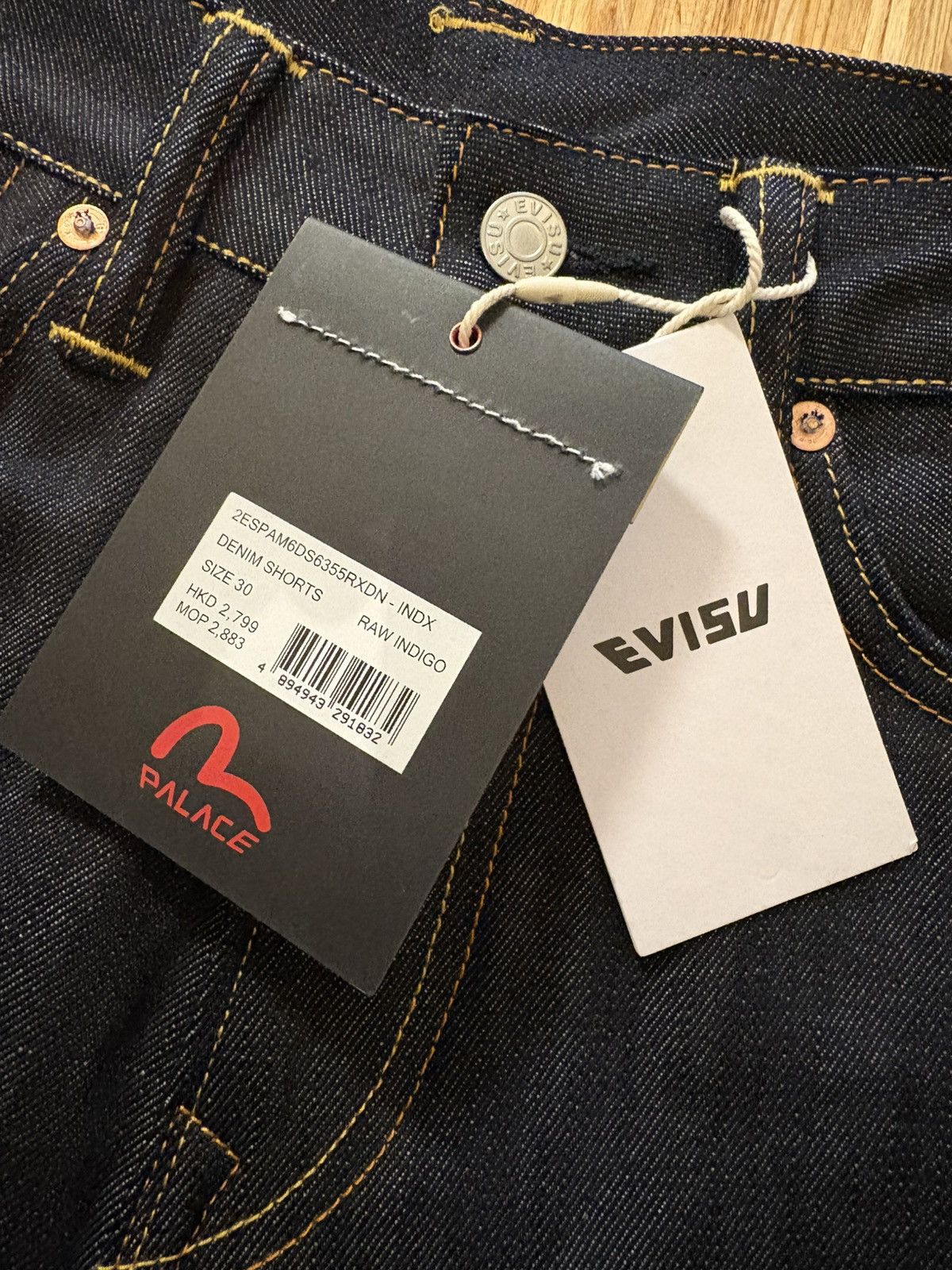 Evisu × Palace Palace x Evisu Long Denim Short Indigo Size US 30 / EU 46 - 7 Thumbnail