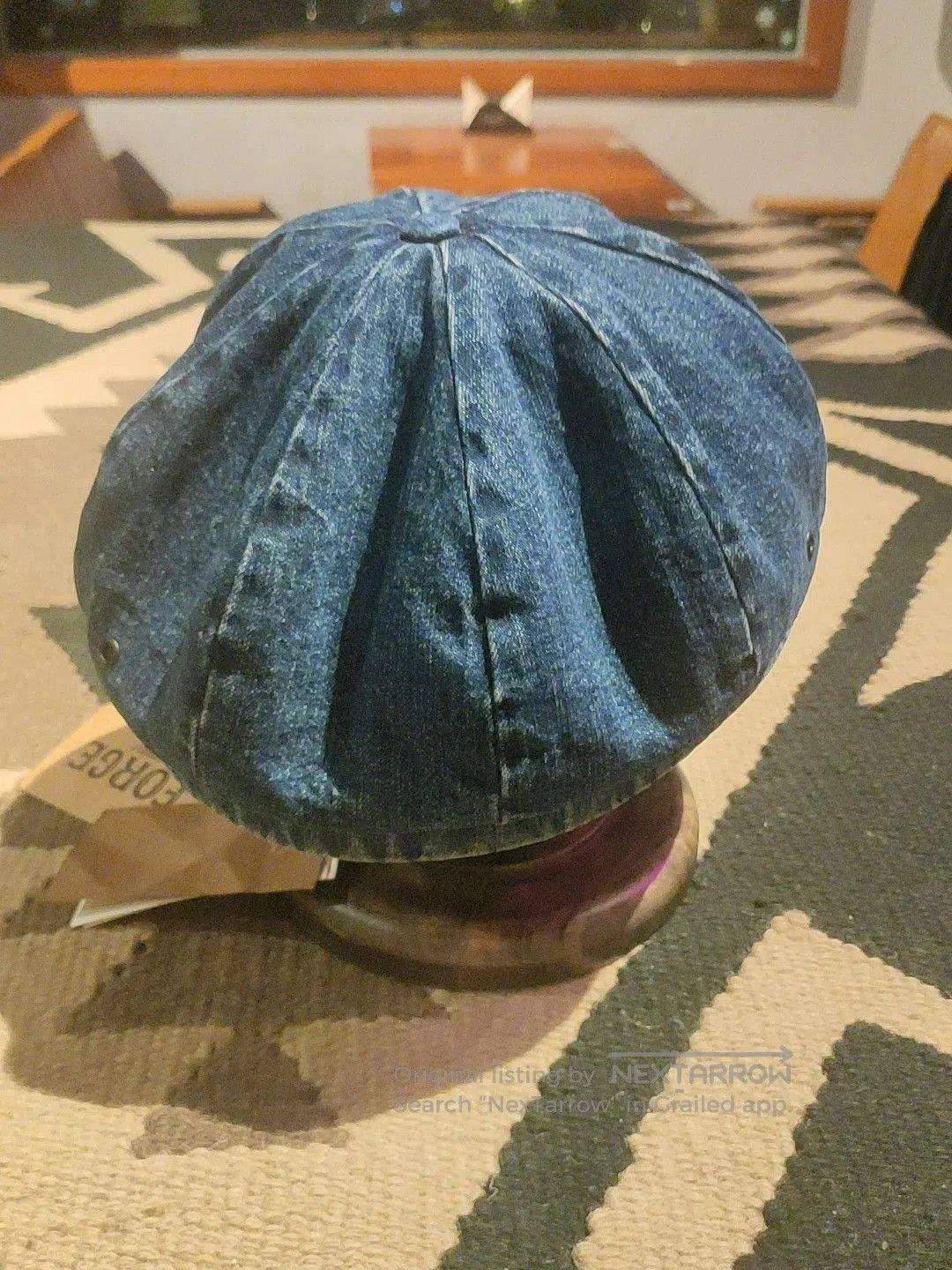 RRL Ralph Lauren RRL Blue Denim Newsboy Cap. Size ONE SIZE - 3 Thumbnail