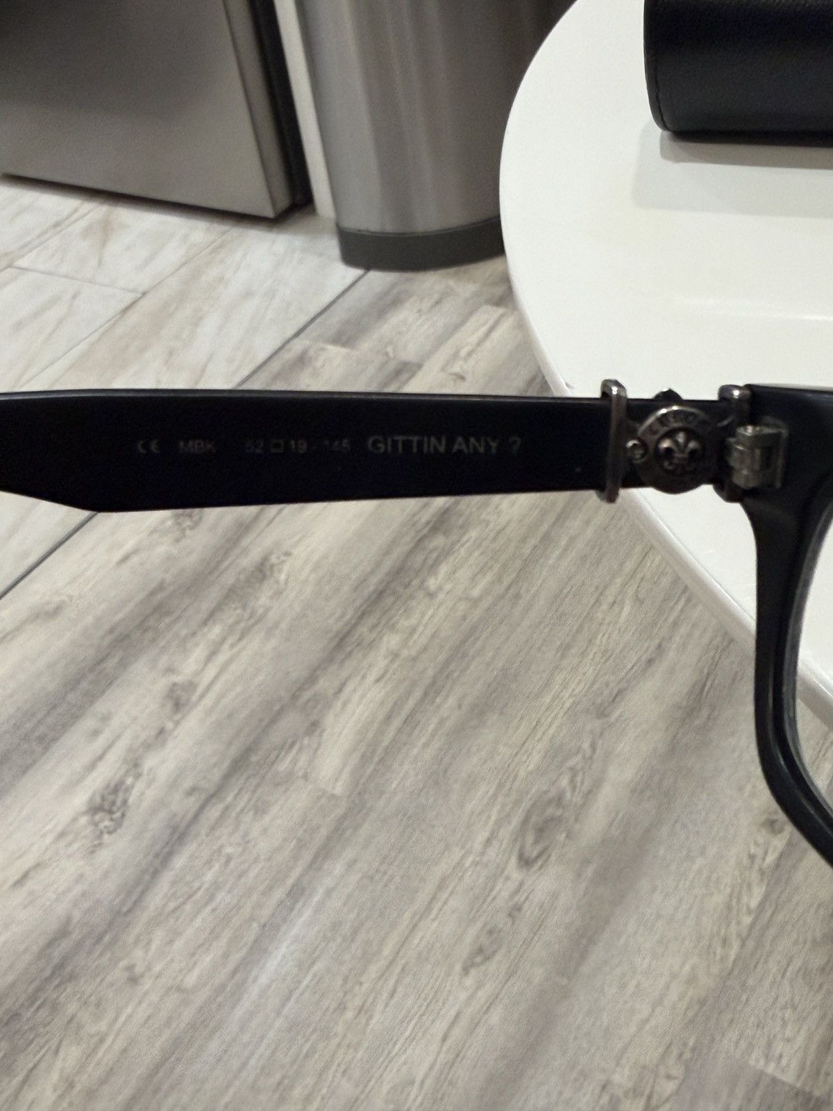 Chrome Hearts Chrome Heart Glasses “GITTIN ANY?” Size ONE SIZE - 4 Thumbnail