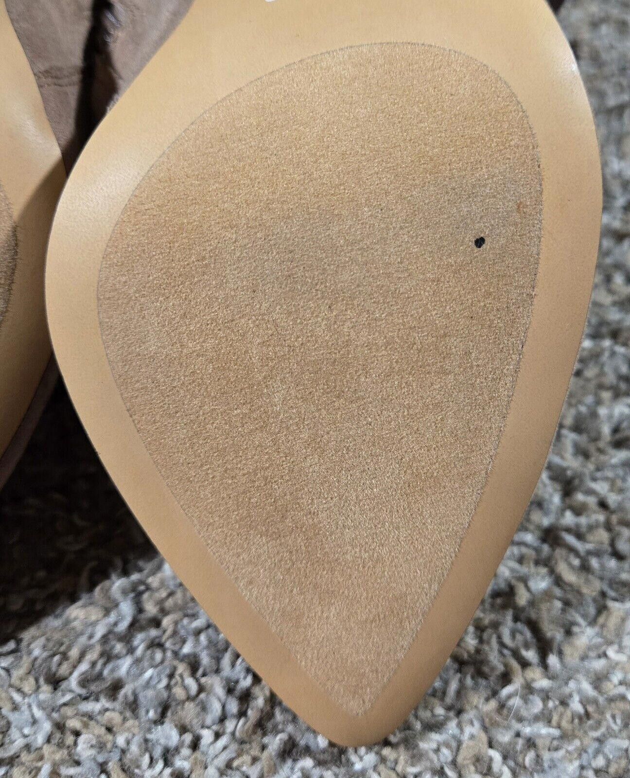 Express Express Pointed Toe Open Back Tan High Heel Shoe Size 9 Size US 9 / IT 39 - 12 Thumbnail