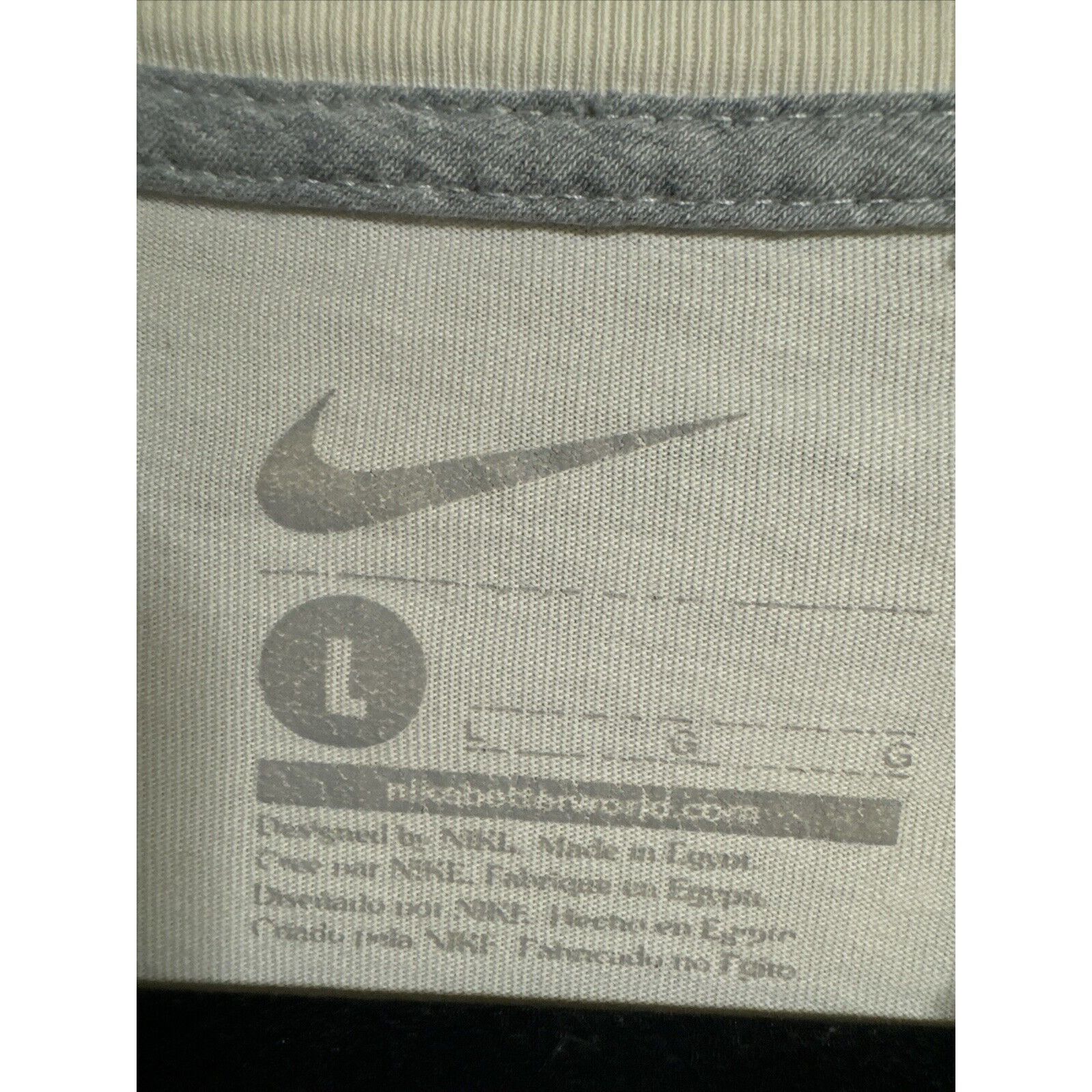 Nike Nike TEE women’s Logo shirt size Large White Swoosh Size L / US 10 / IT 46 - 2 Thumbnail