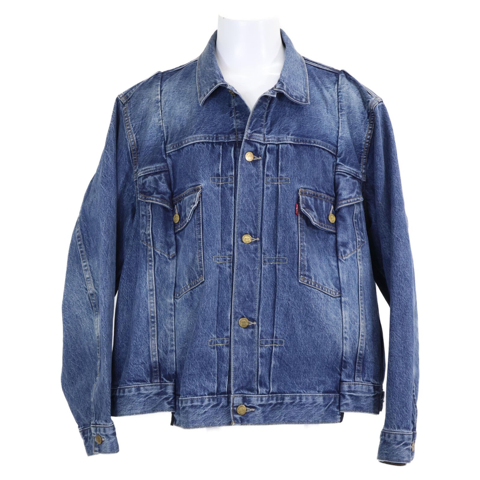 Sacai Levi's x sacai Denim Jacket Textile Outerwear 0035I-0002 DUTY FREE for USA