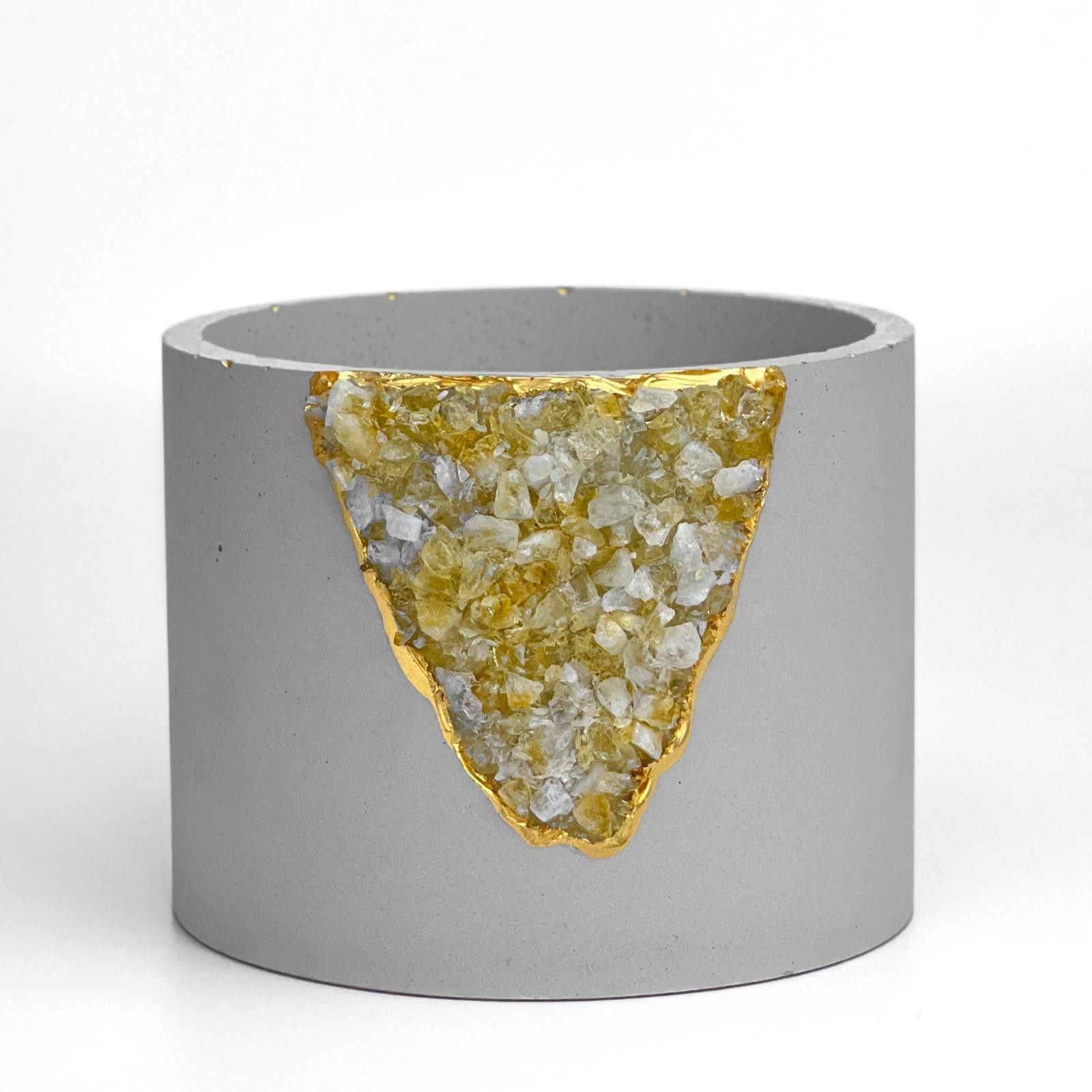 Other Large Planter, Big Geode Citrine Crystal LOVER Planter Pot Size ONE SIZE - 6 Thumbnail