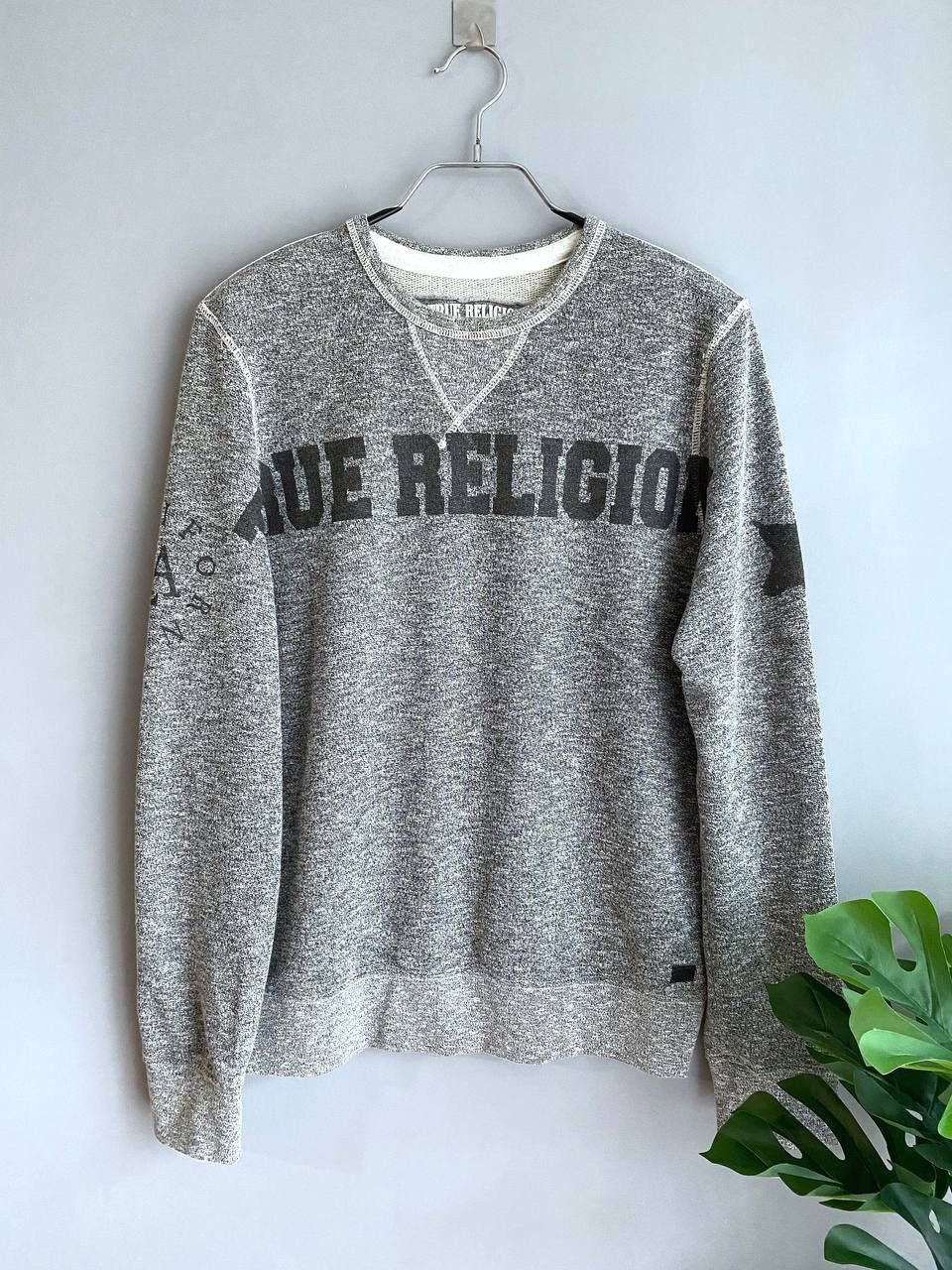 Japanese Brand × True Religion True Religion Big Logo Men’s Grey Sweatshirt, Size L Size US L / EU 52-54 / 3 - 1 Thumbnail
