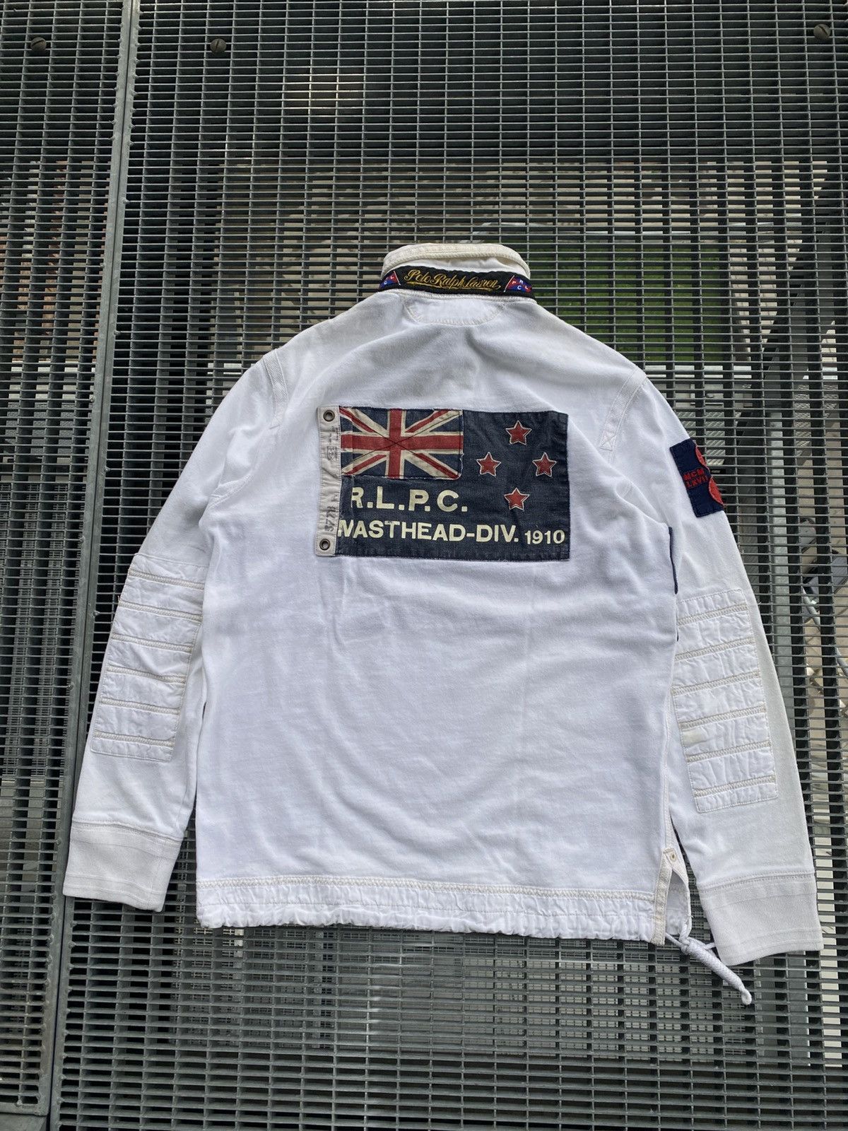 Vintage 90s Polo Ralph Lauren England Flag Rare Rubgy Polo