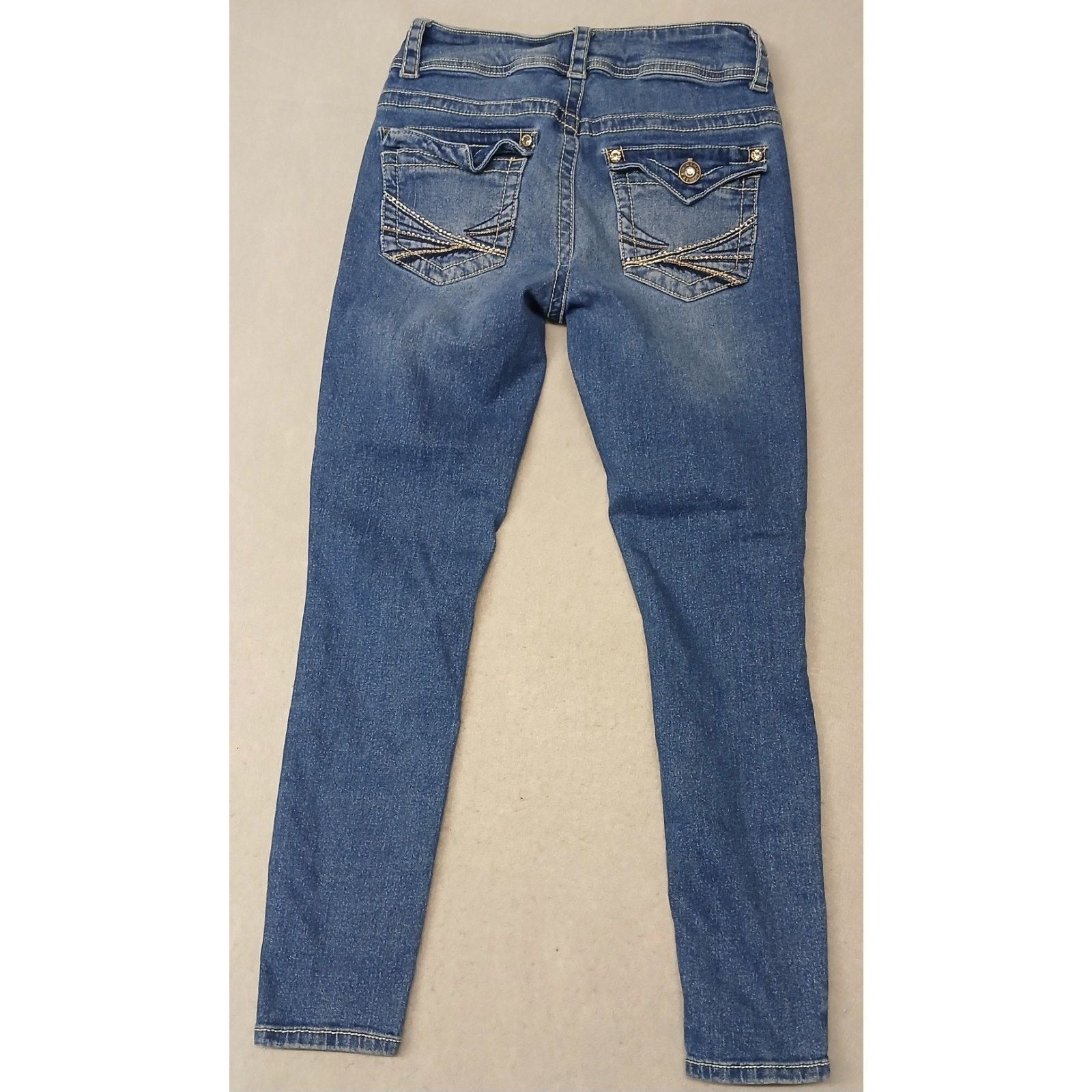 Other gemma Rae (7/28) Womens Skinny Straight Fit Blue Denim Jeans Size 26" / US 2 / IT 38 - 10 Thumbnail