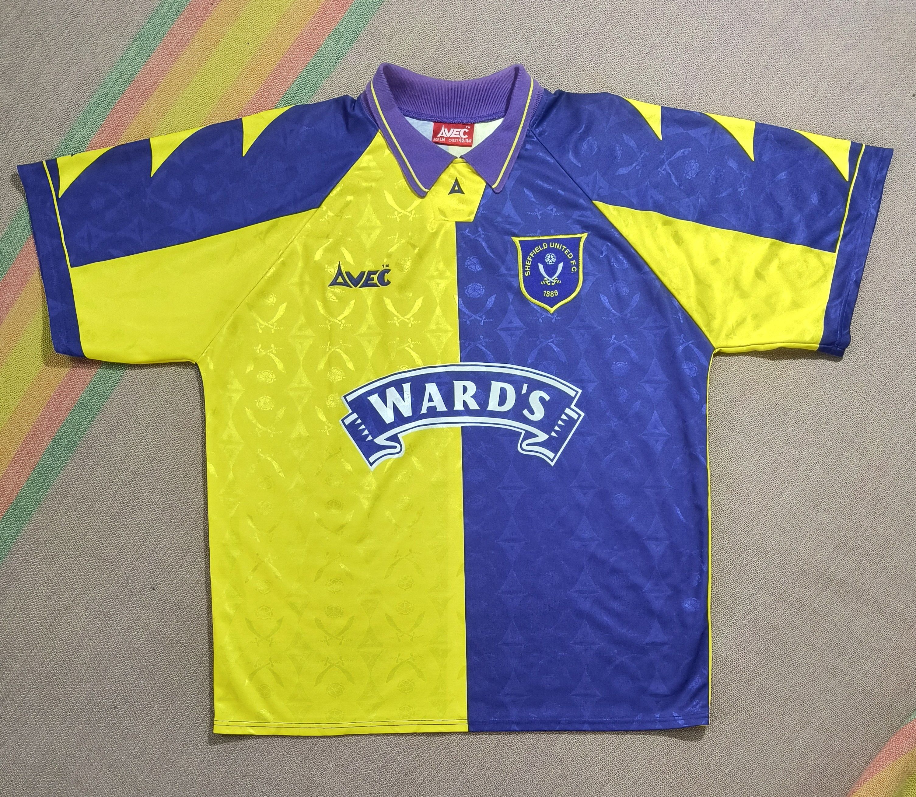 Vintage Vintage Sheffield United FC away jersey 1995 Size US L / EU 52-54 / 3 - 2 Thumbnail