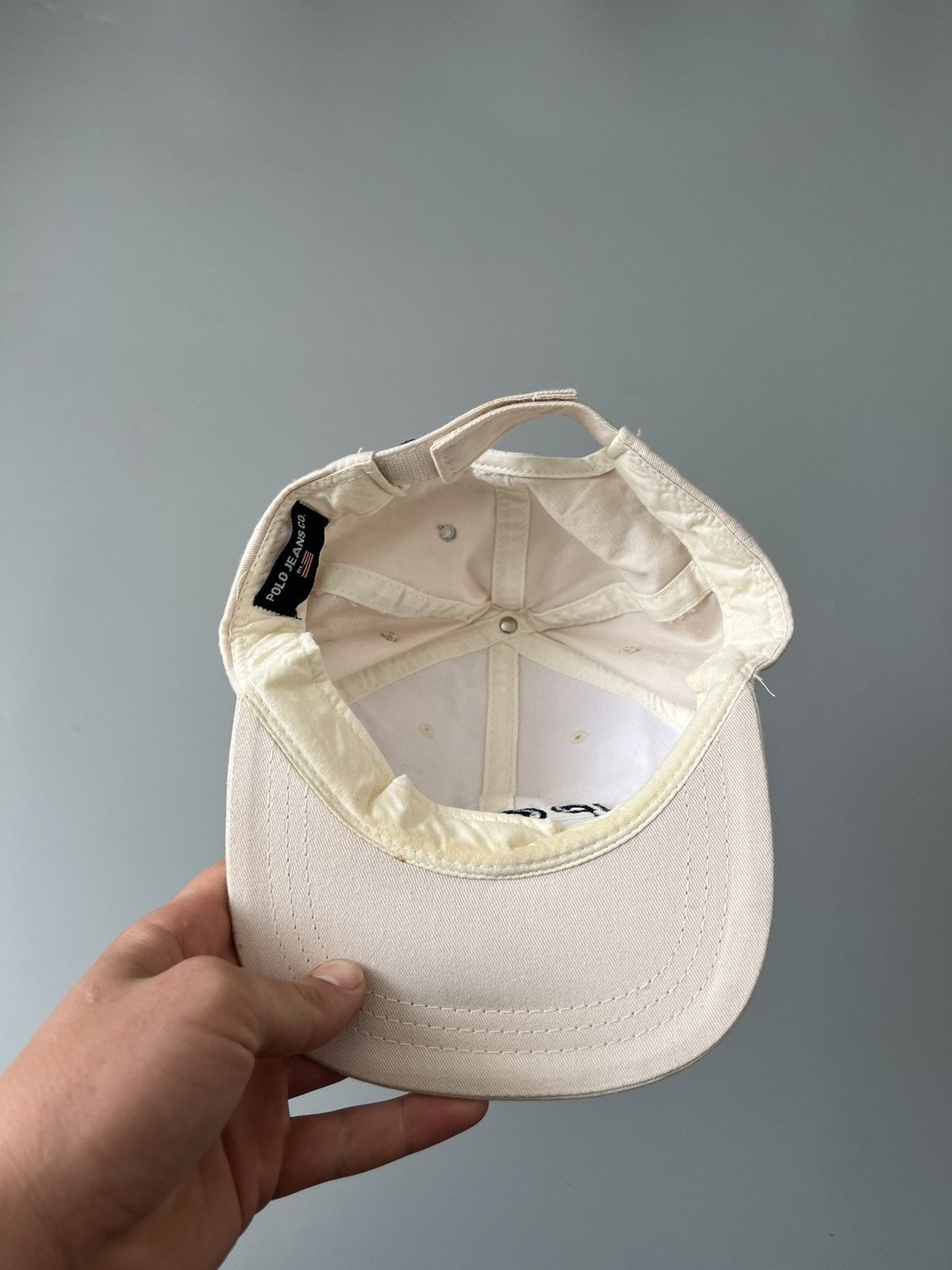 Polo Ralph Lauren × Vintage Vintage polo jeans cap Size ONE SIZE - 5 Thumbnail