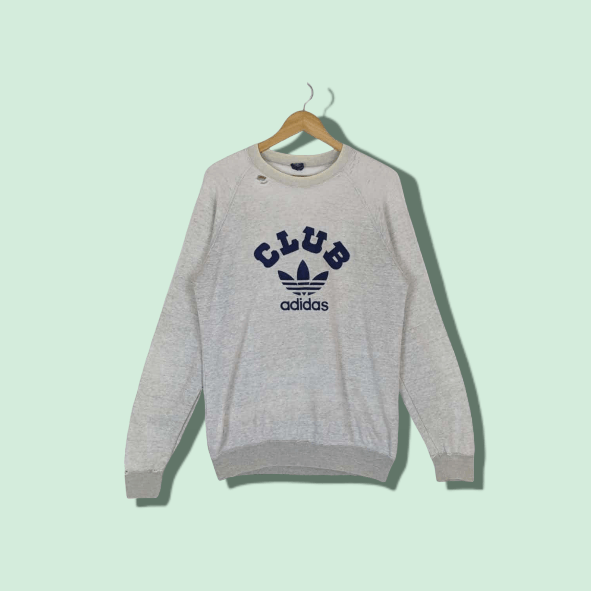 Adidas × Descente × Vintage Adidas club trefoil sweatshirt