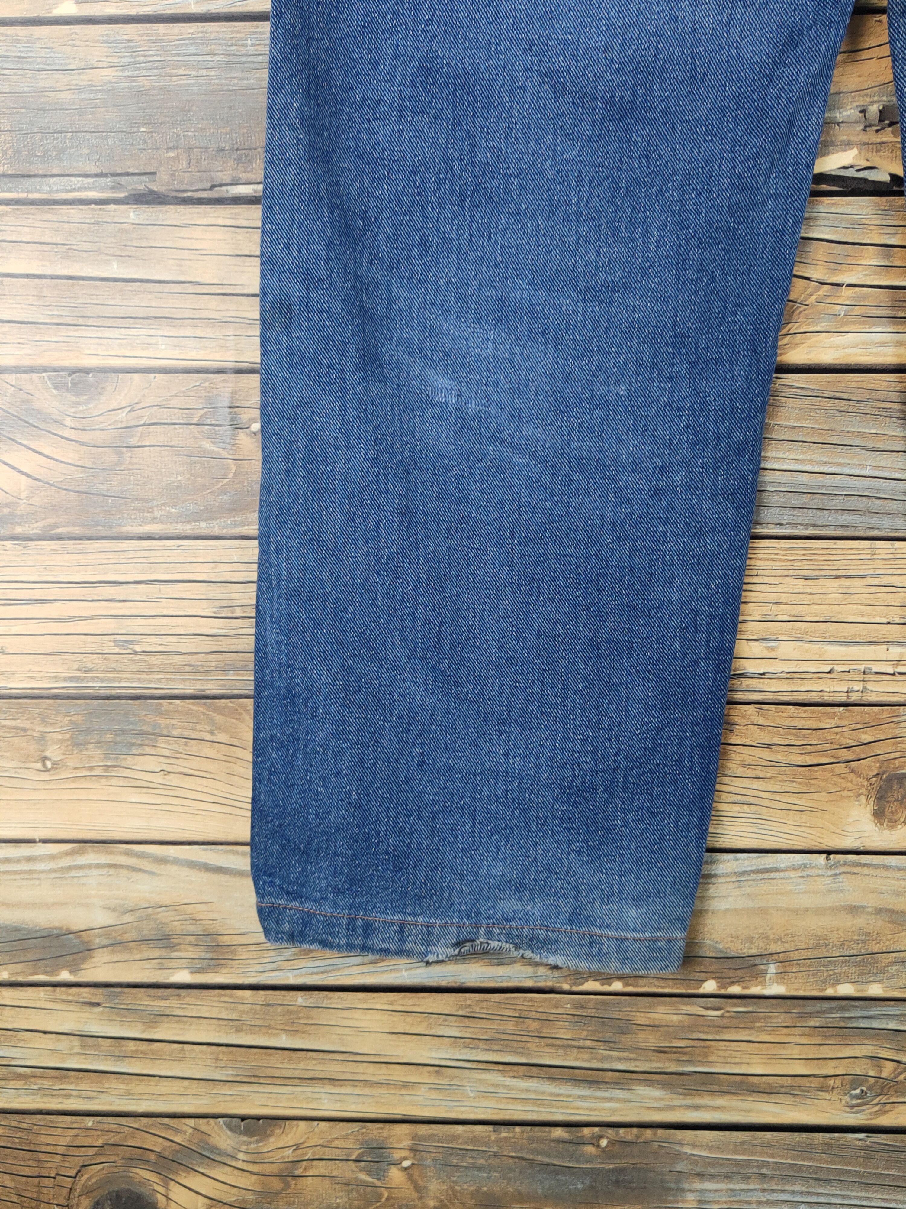 Vintage Bobson vintage Blue Distressed Ripped Jeans #W1384 Size US 28 / EU 44 - 10 Thumbnail