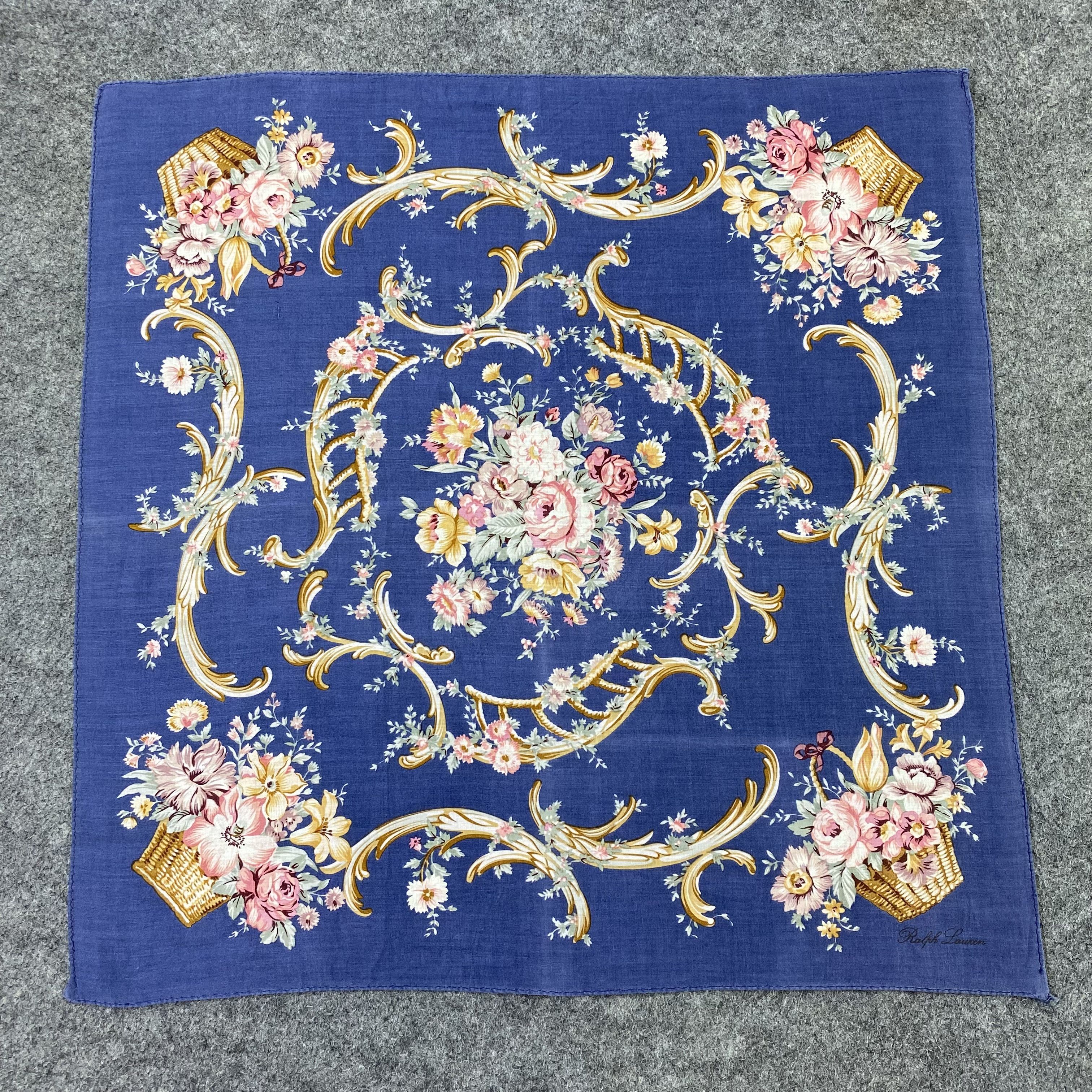 Ralph Lauren Ralph Lauren Handkerchief Neckerchief Bandana-B1661 Size ONE SIZE - 3 Thumbnail