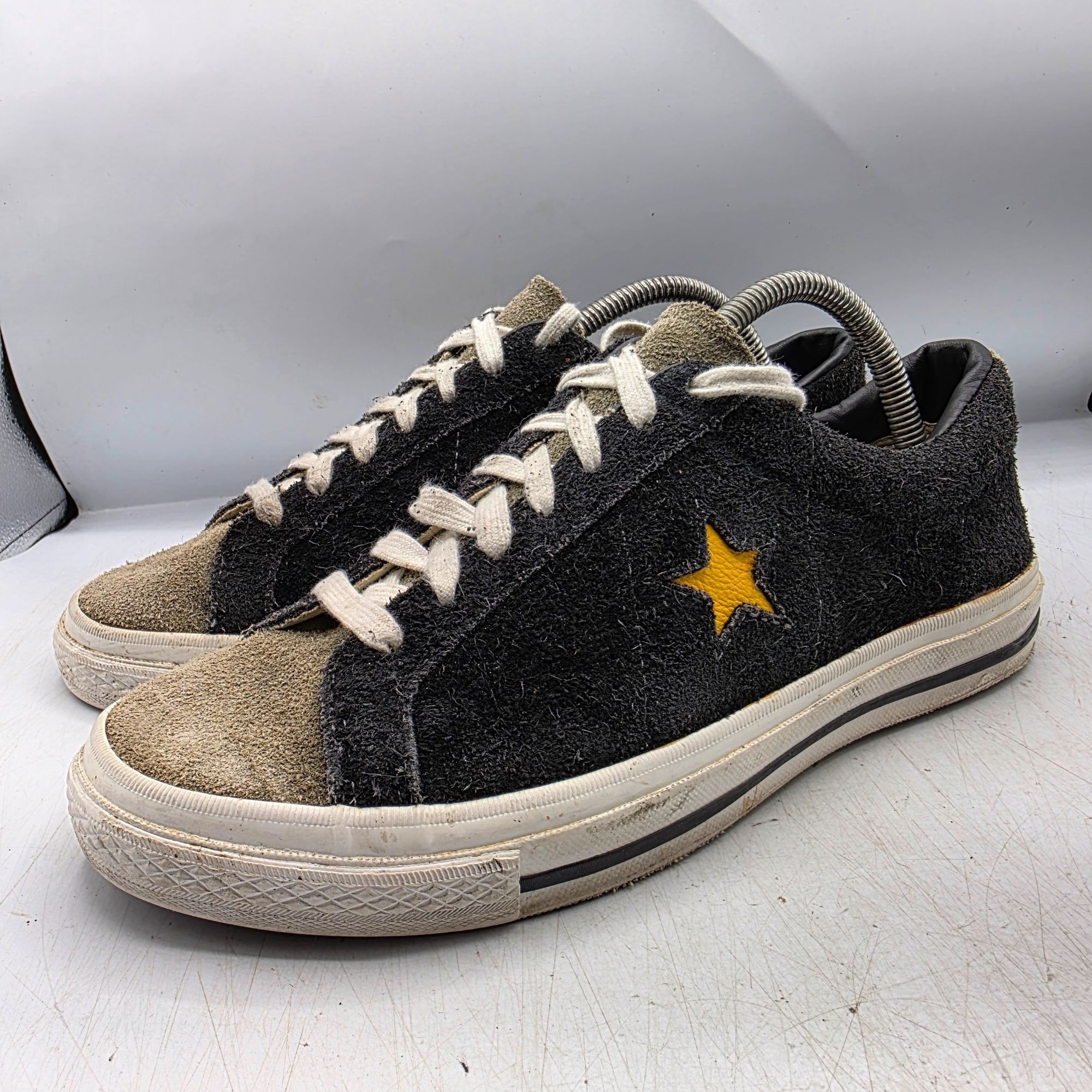Converse Converse One Star Low Mens Size 8.5 Black Yellow Sneaker Sho Size US 8.5 / EU 41-42 - 4 Thumbnail