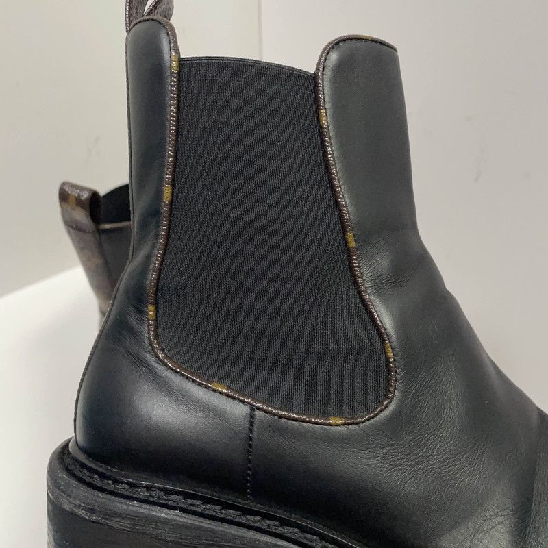 Louis Vuitton Louis Vuitton Black Chelsea Boots - Size US 7.5 / EU 40-41 - 9 Thumbnail