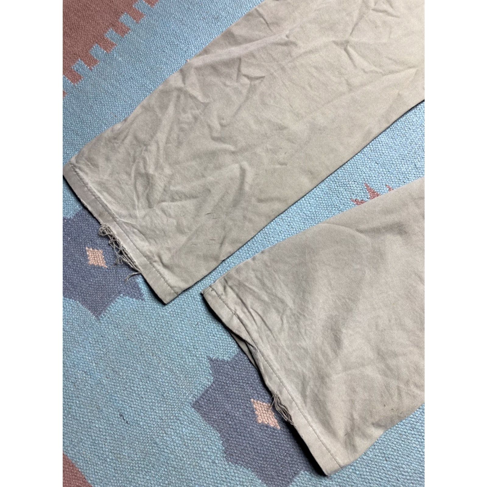 Wrangler VINTAGE Wrangler cargo pants baggy y2k skater tan khaki army relaxed fit 41x30 Mens Cargo Pants Beige 90s Size US 41 - 3 Thumbnail