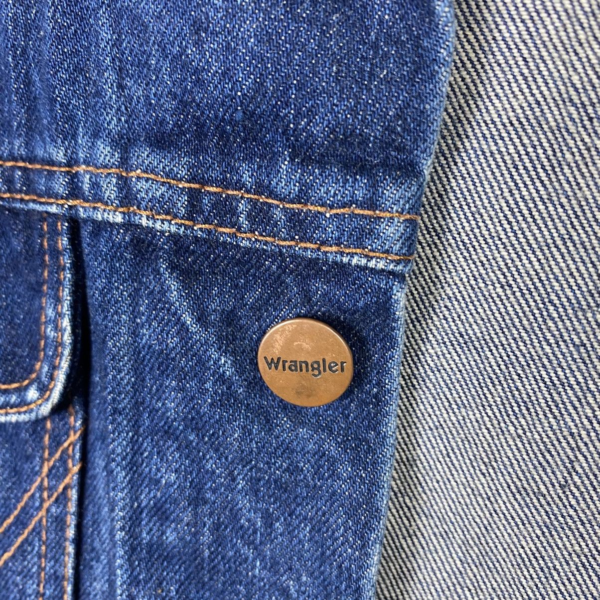 Vintage × Wrangler 💥VTG WRANGLER 124MJ DENIM TRUCKER JACKET Size US M / EU 48-50 / 2 - 9 Thumbnail
